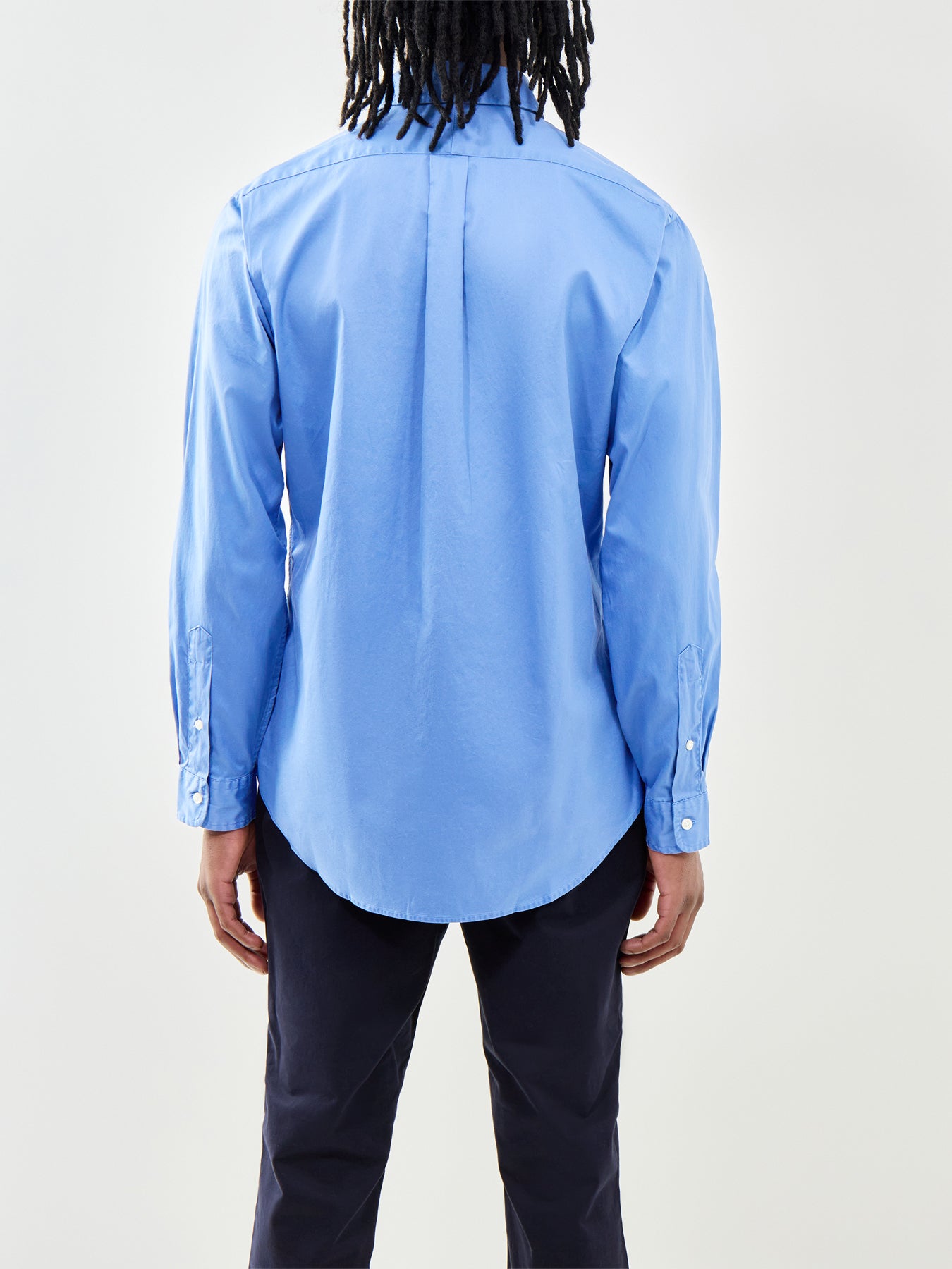 Ralph Lauren Custom Fit Twill Shirt Nimes Blue