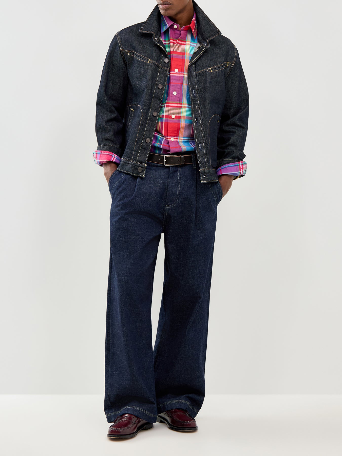 Plaid Oxford Shirt