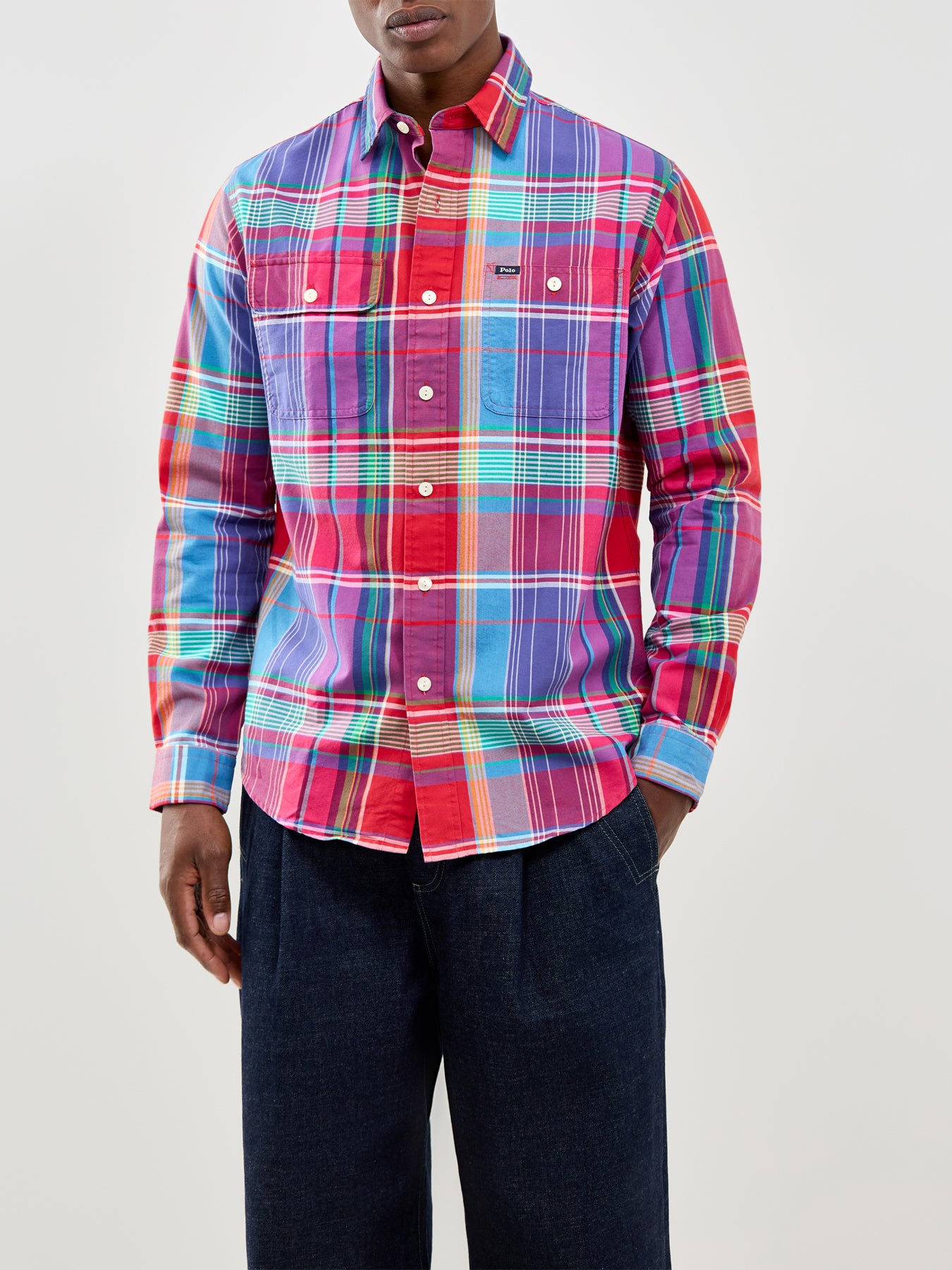 Plaid Oxford Shirt