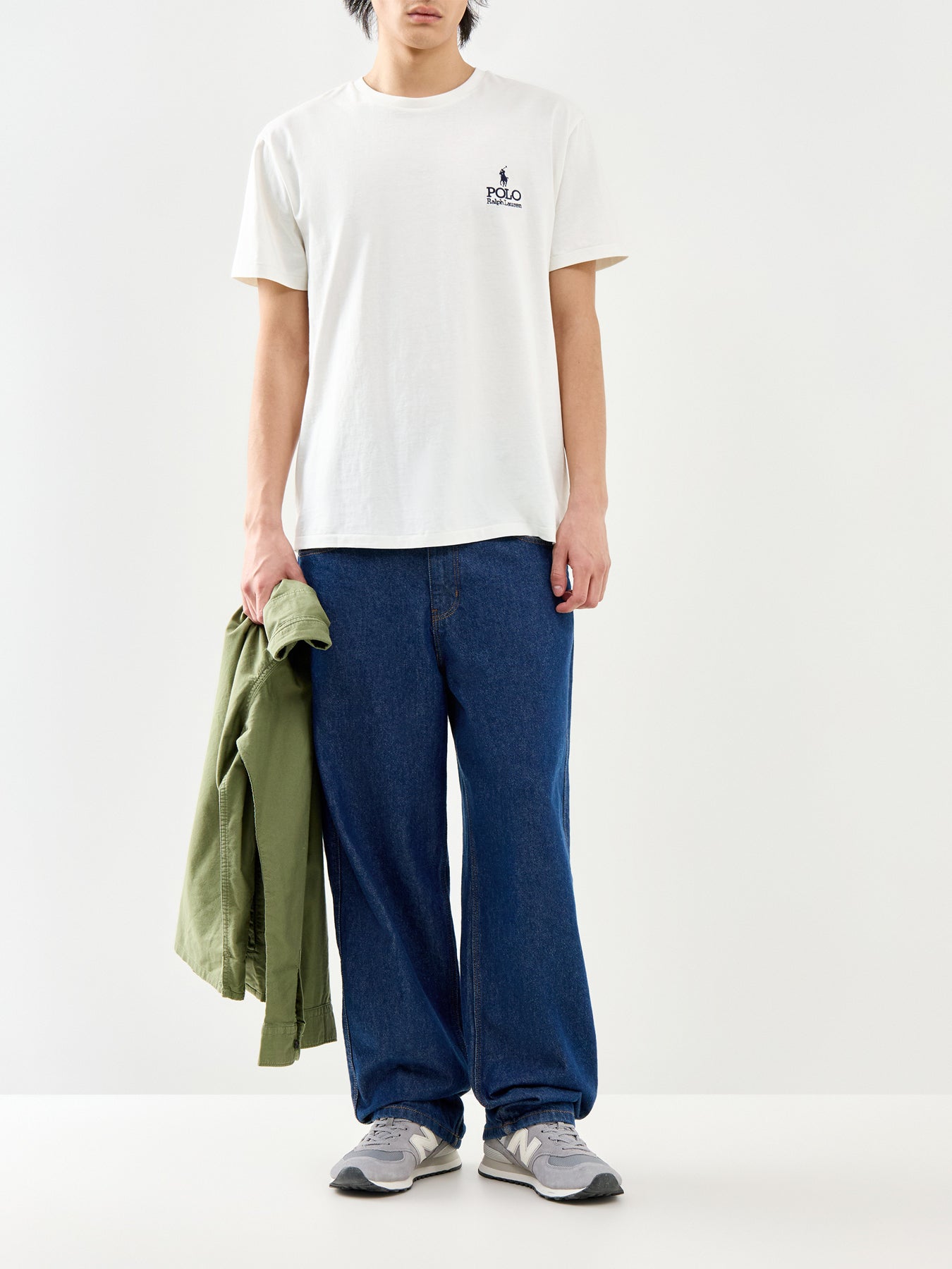 Logo Cotton T-Shirt Cream
