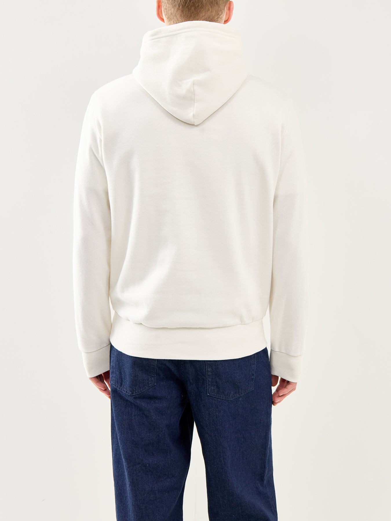 Logo Pullover Hoodie Cream