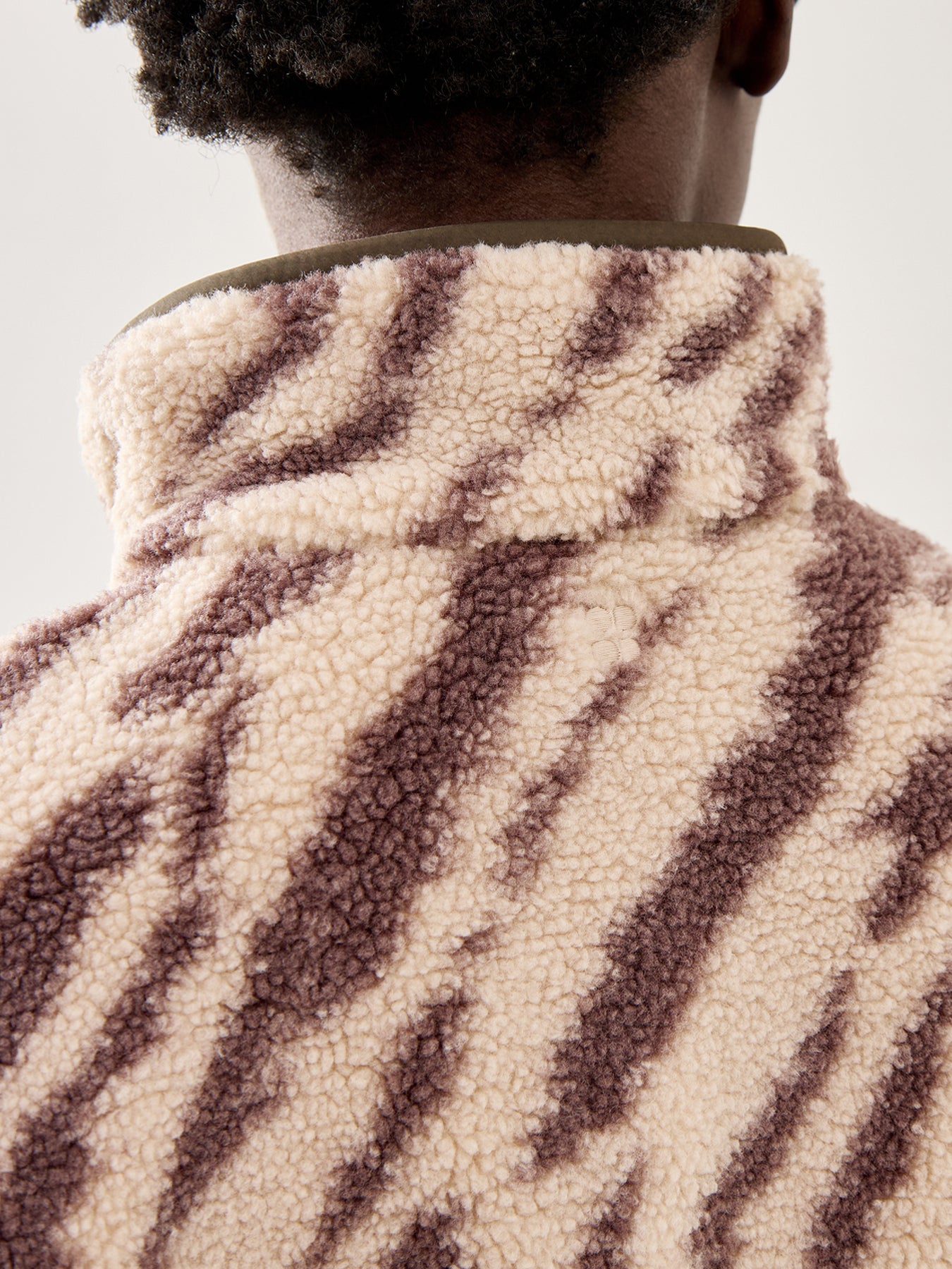 New Plush Half Zip Beige