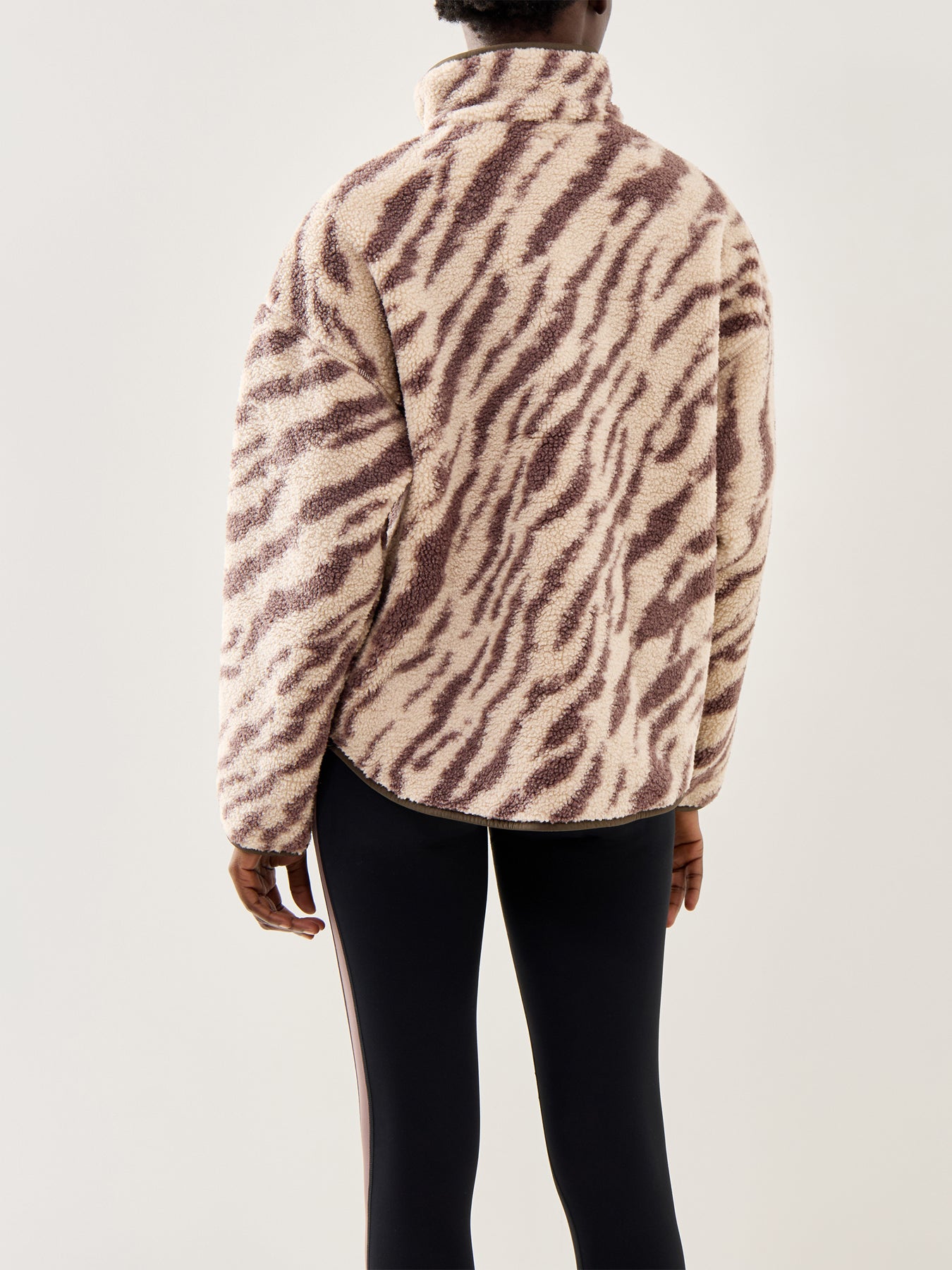New Plush Half Zip Beige