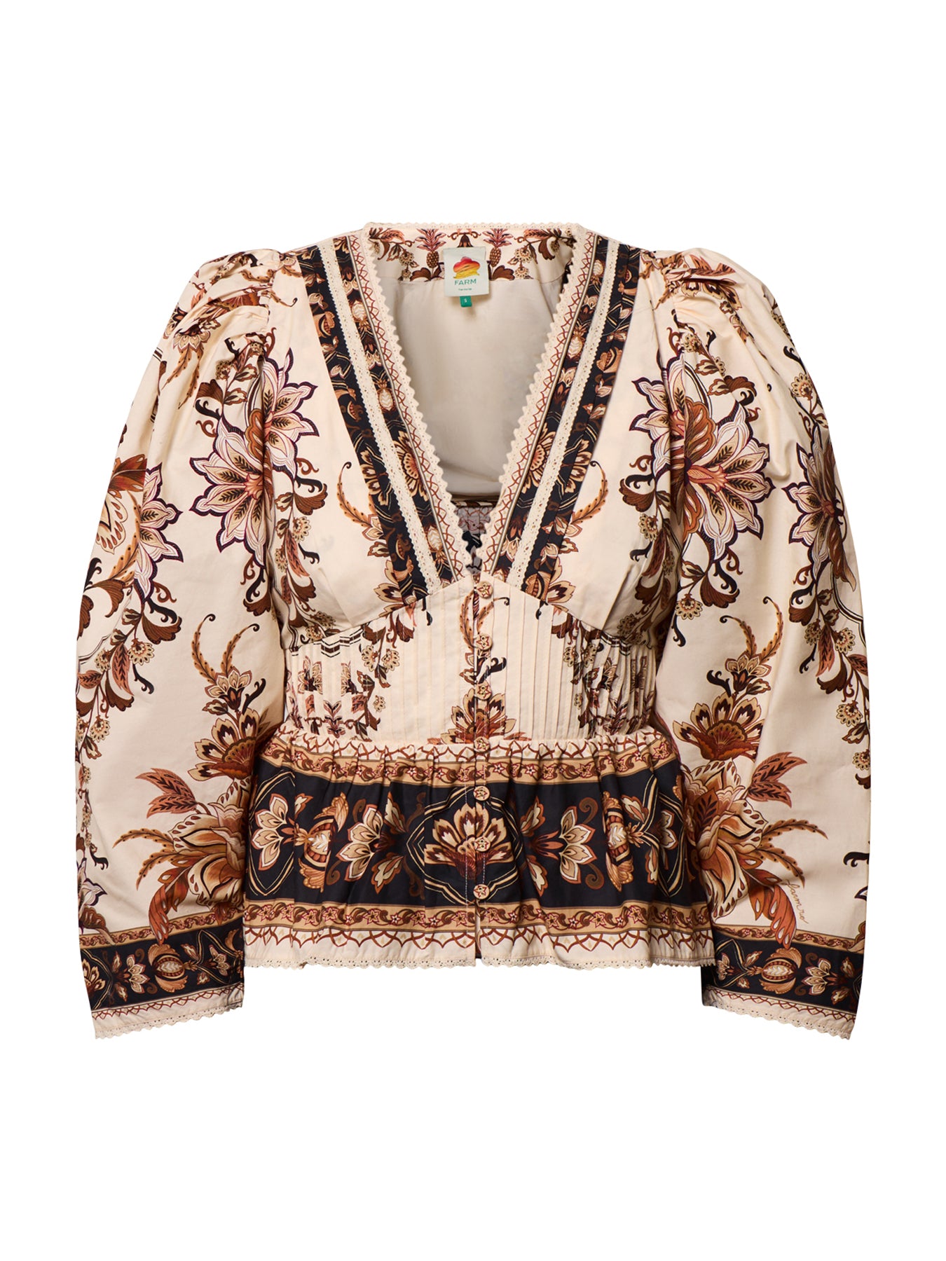 Majestic Garden Printed Blouse Multi
