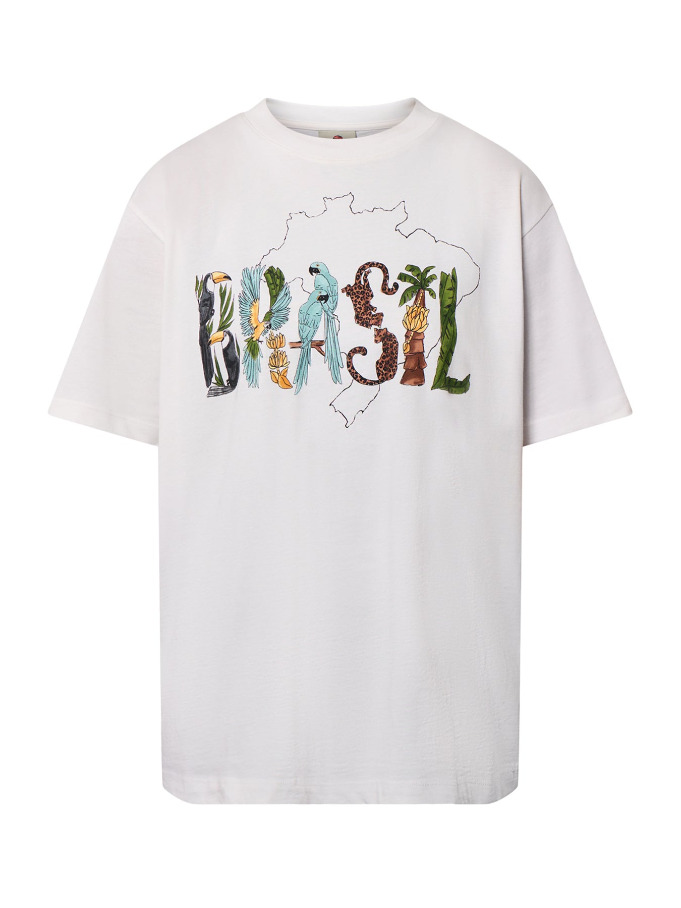 Brasil Relaxed Graphic T-Shirt Multi