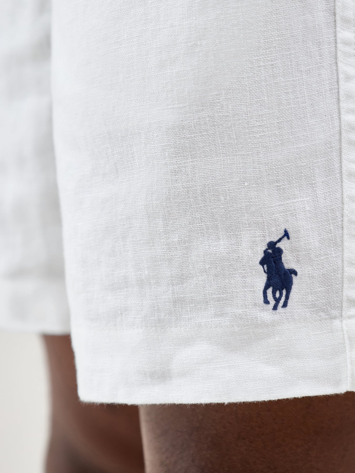Linen Shorts White