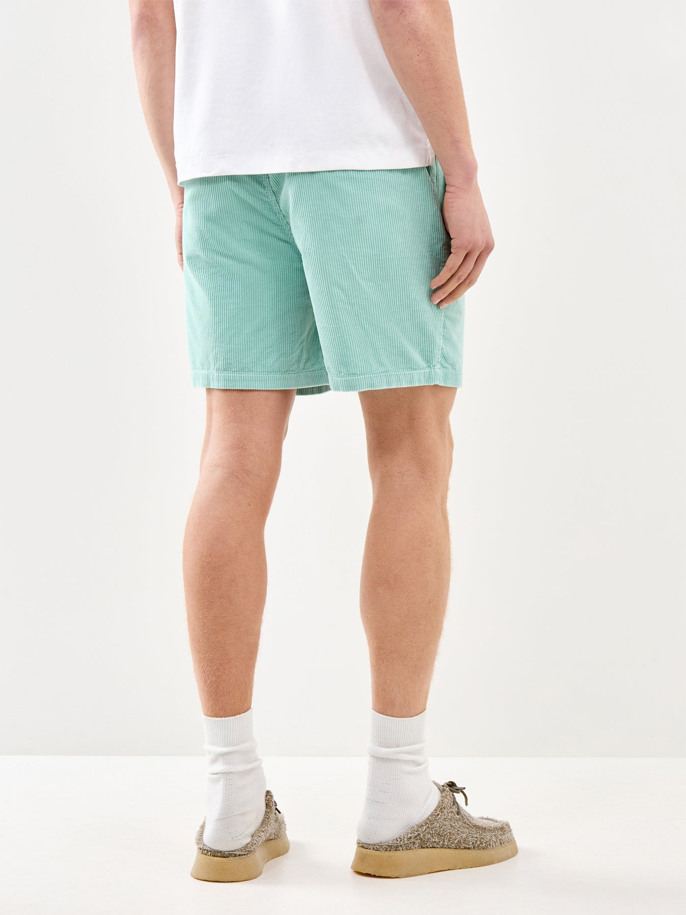 Corduroy Shorts Green