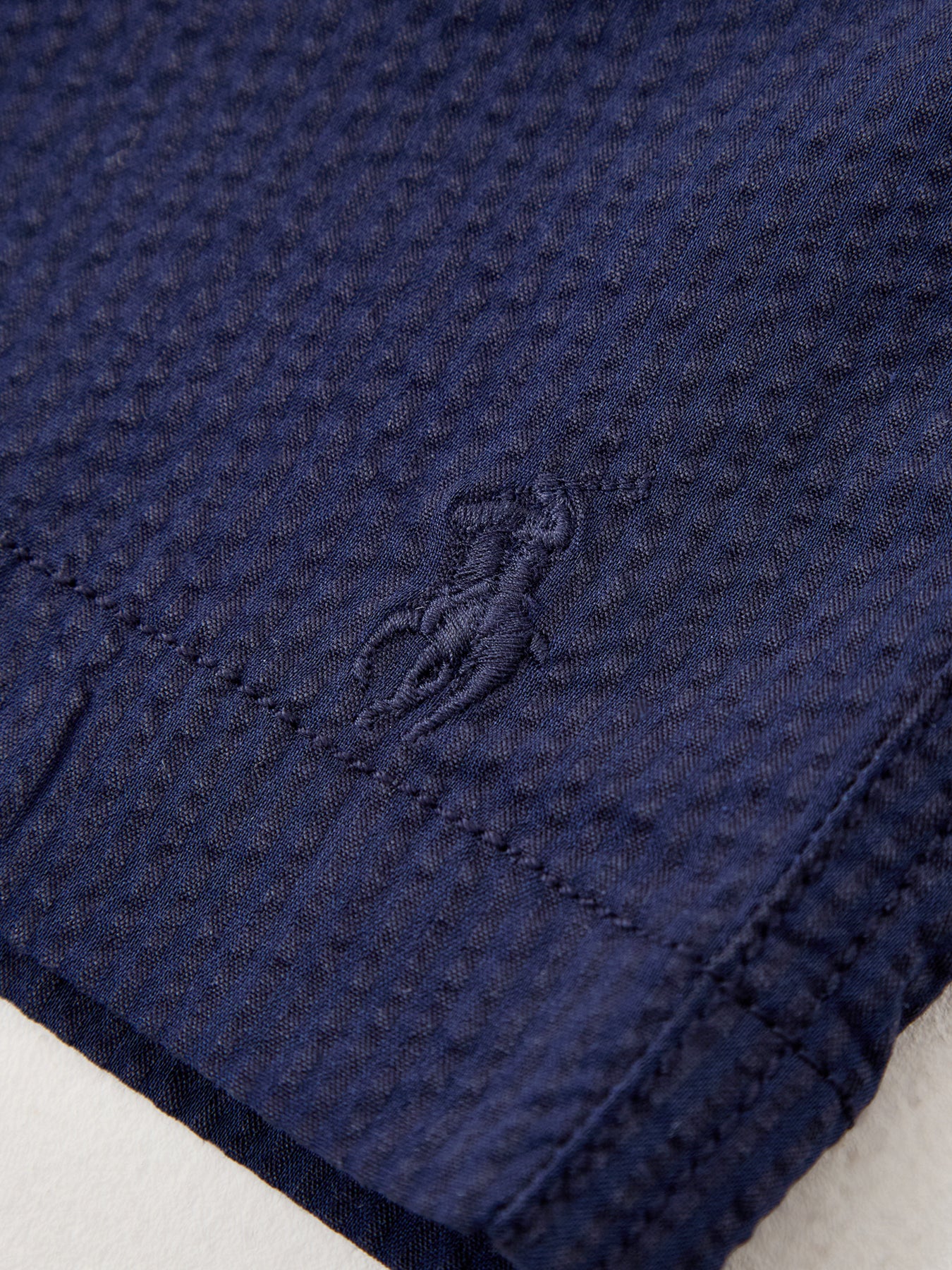 Seersucker Shorts Navy