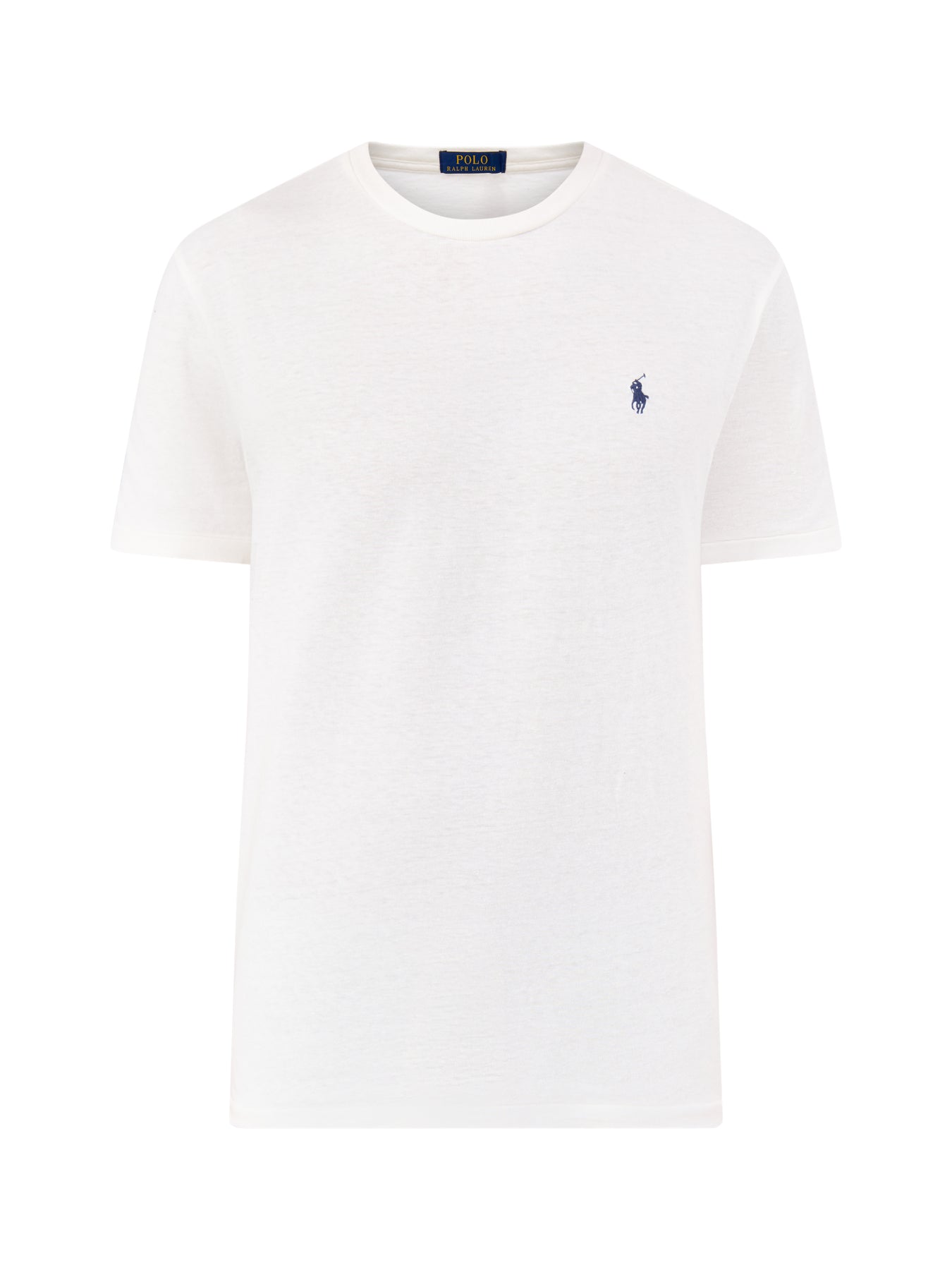 Cotton Linen Pocket T-Shirt Cream