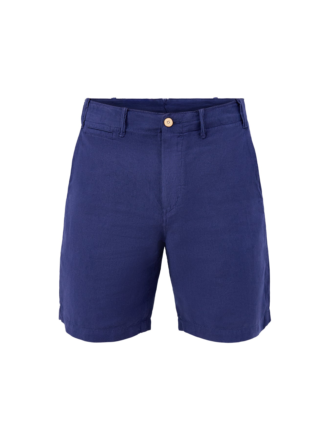 Linen Cotton Shorts Navy