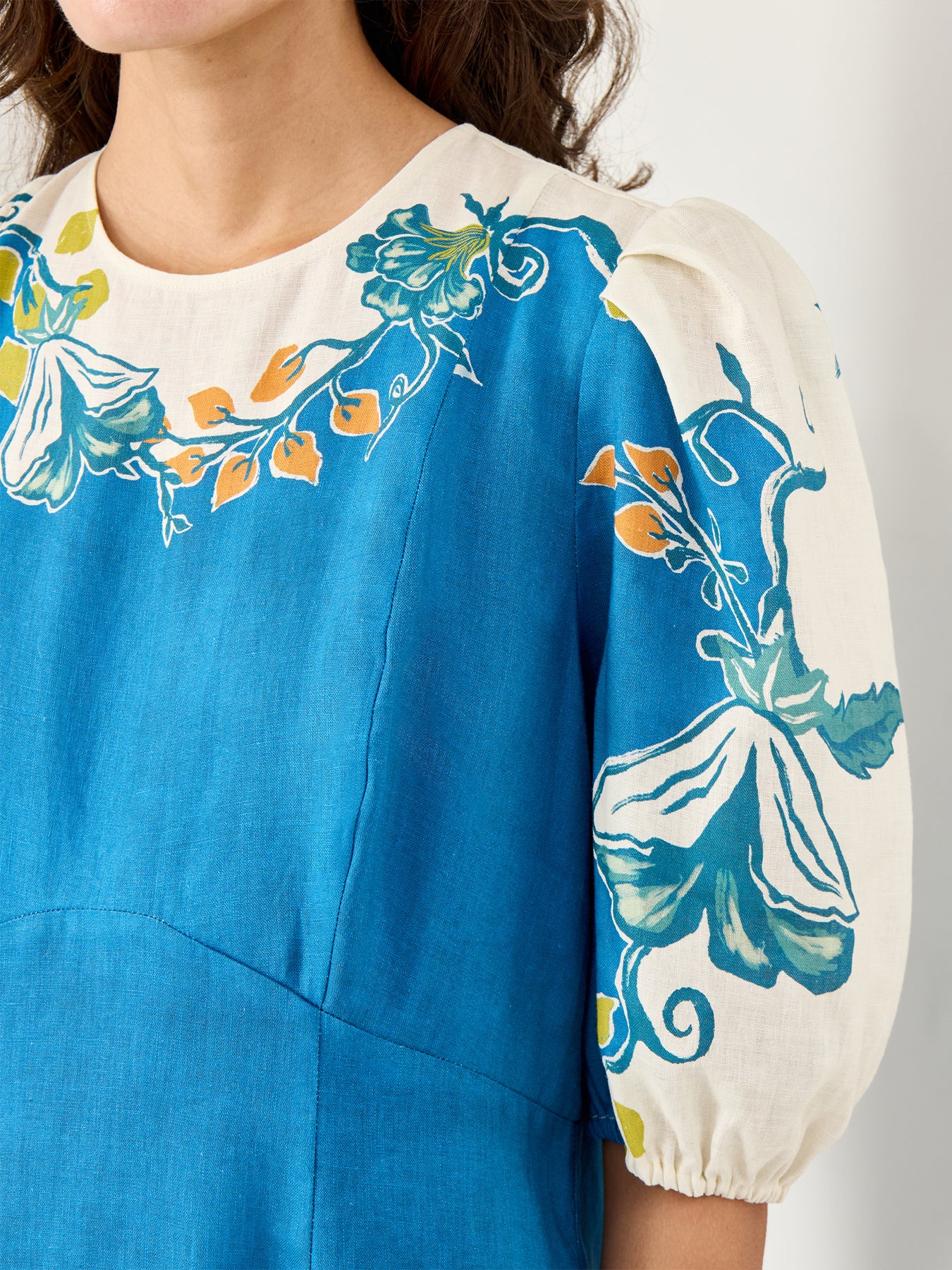 Luda Midi Dress Blue