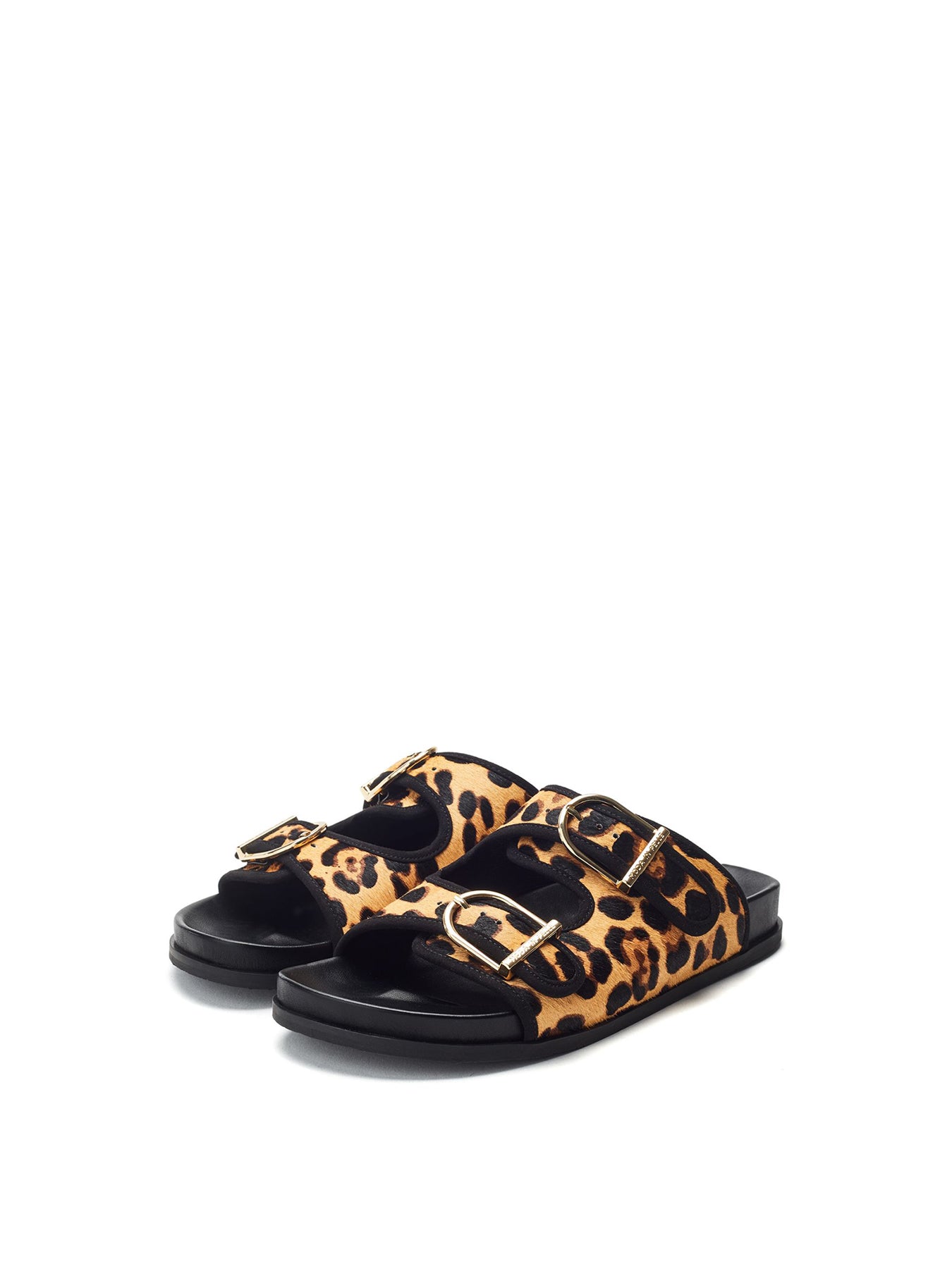 Janettie Leather Sliders
