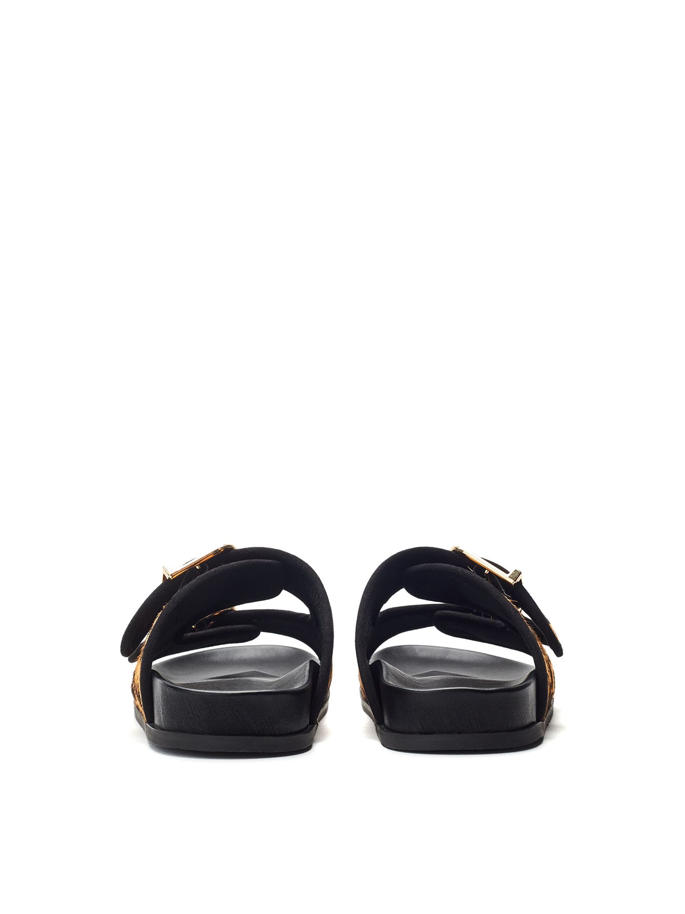 Janettie Leather Sliders