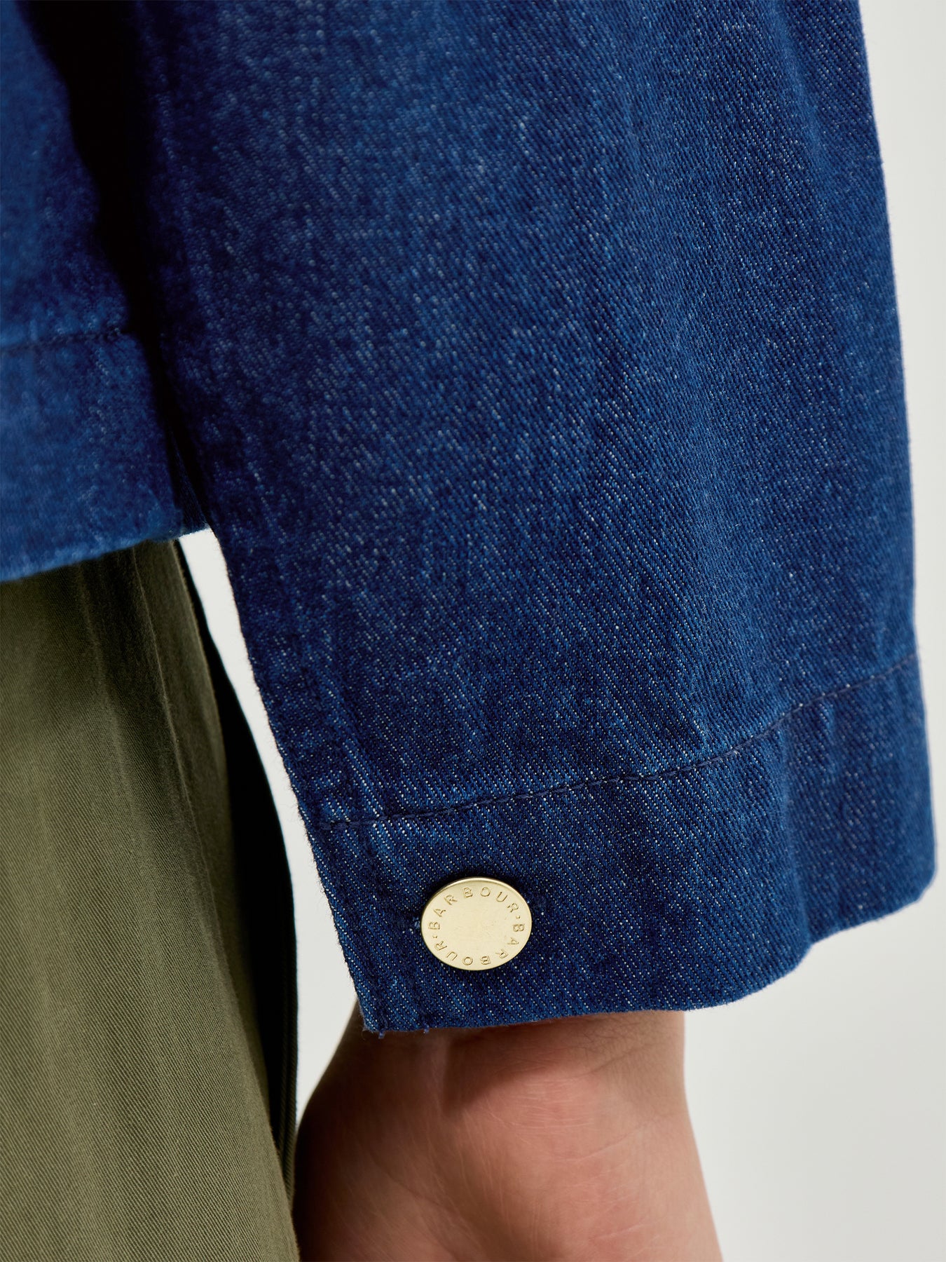 Saima Denim Overshirt Blue