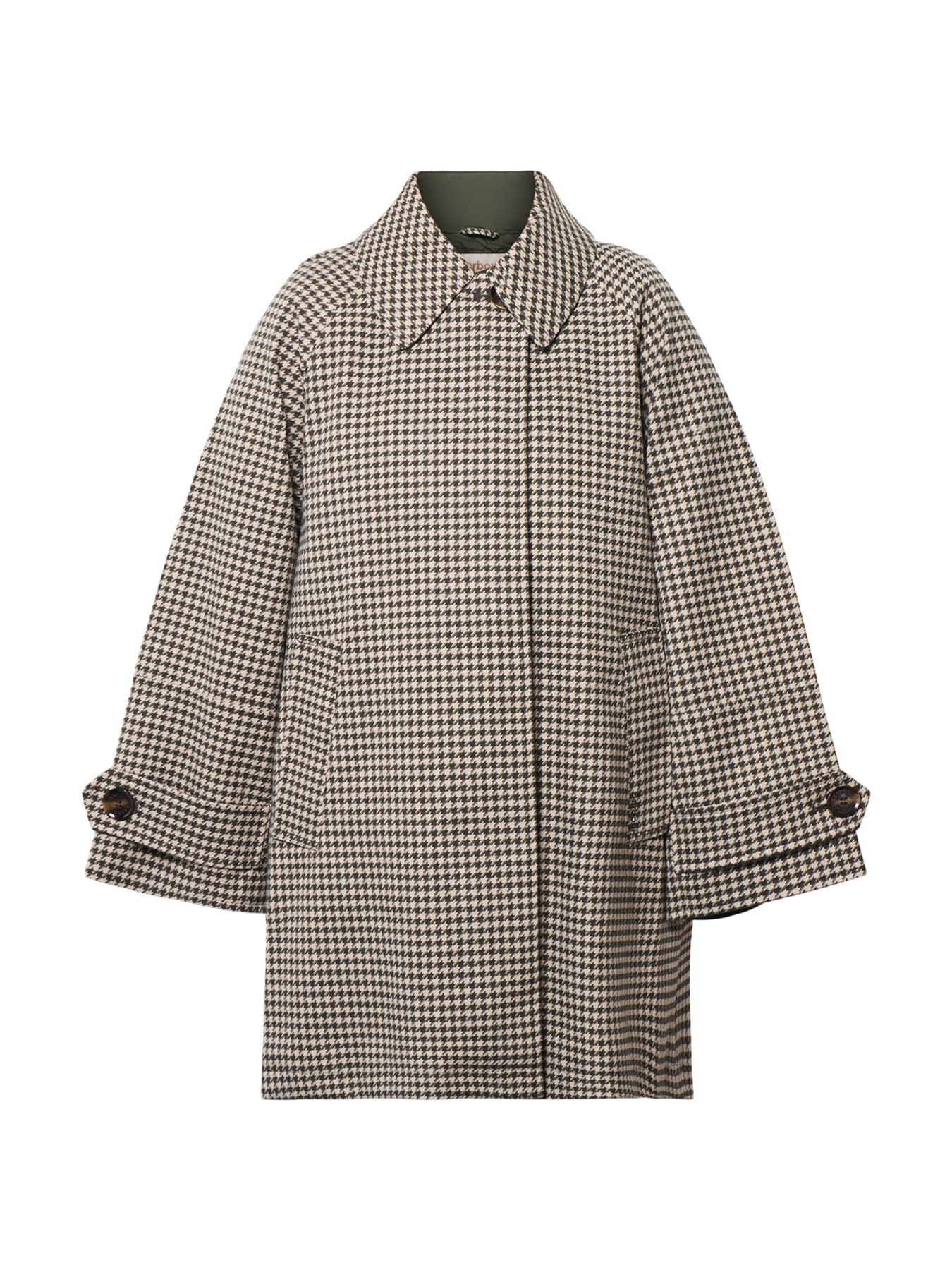 Kennedy Check Showerproof Jacket Green