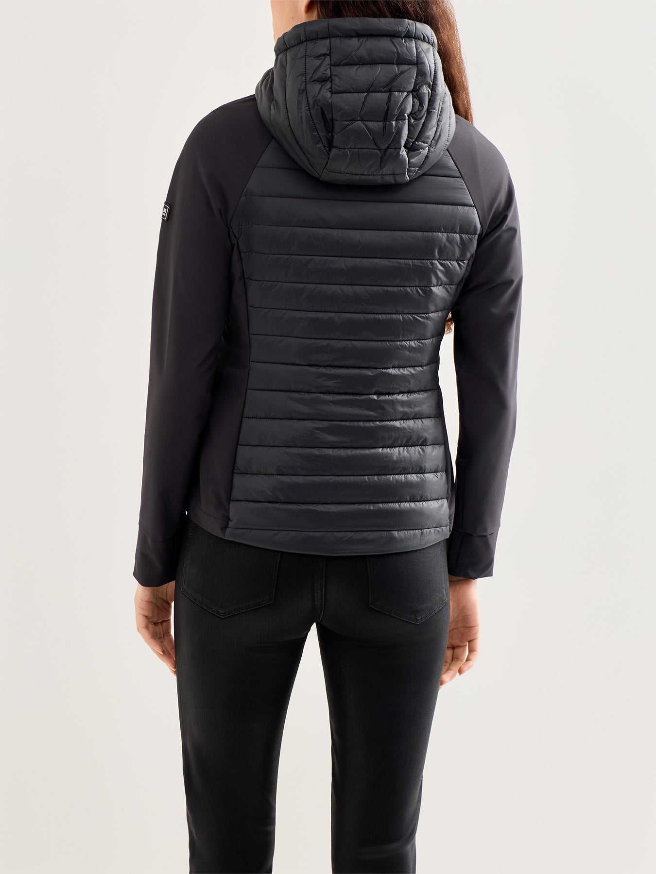 Valentina Quilted Sweat Black