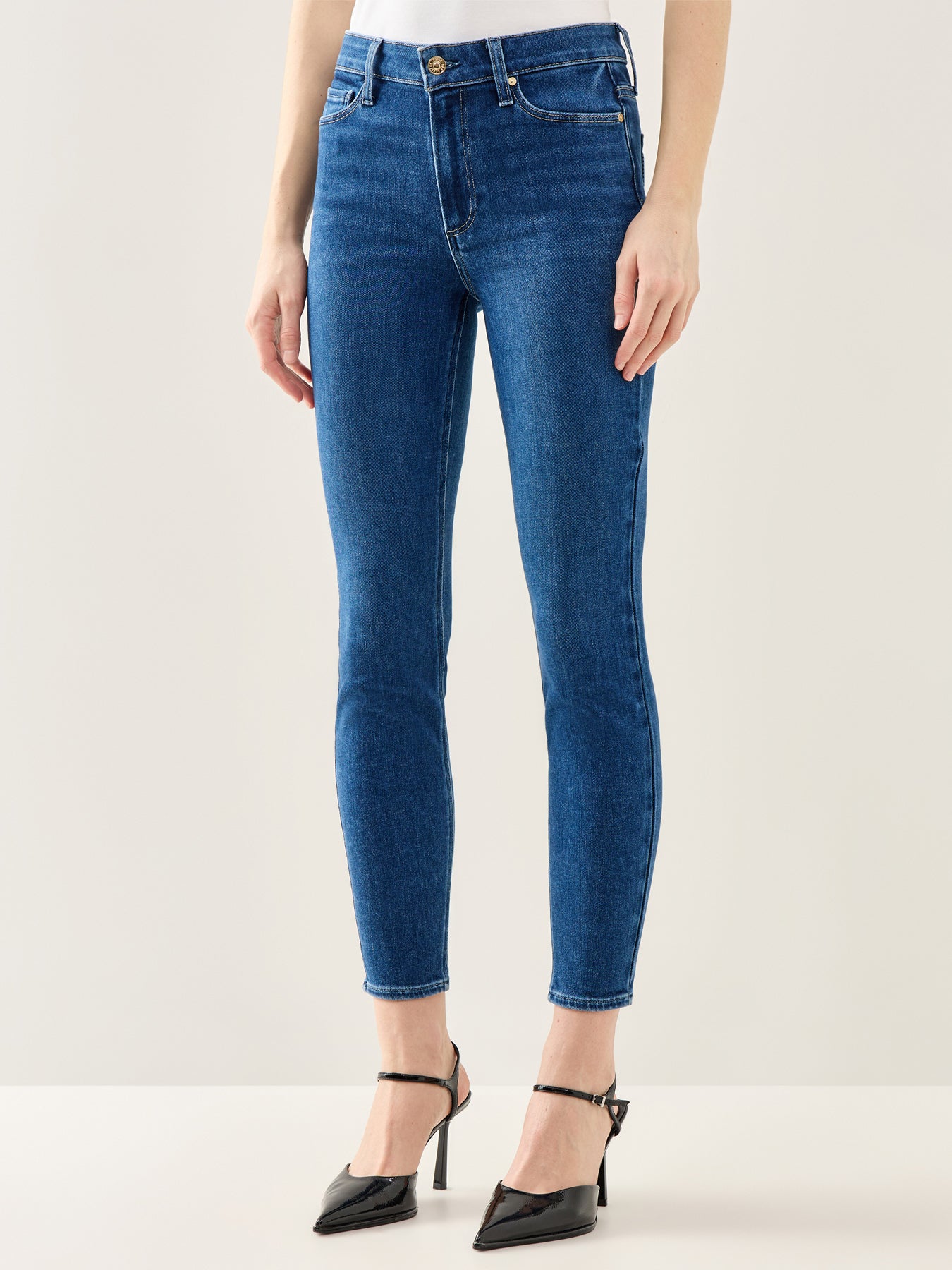 Hoxton Ankle Skinny Jeans Blue