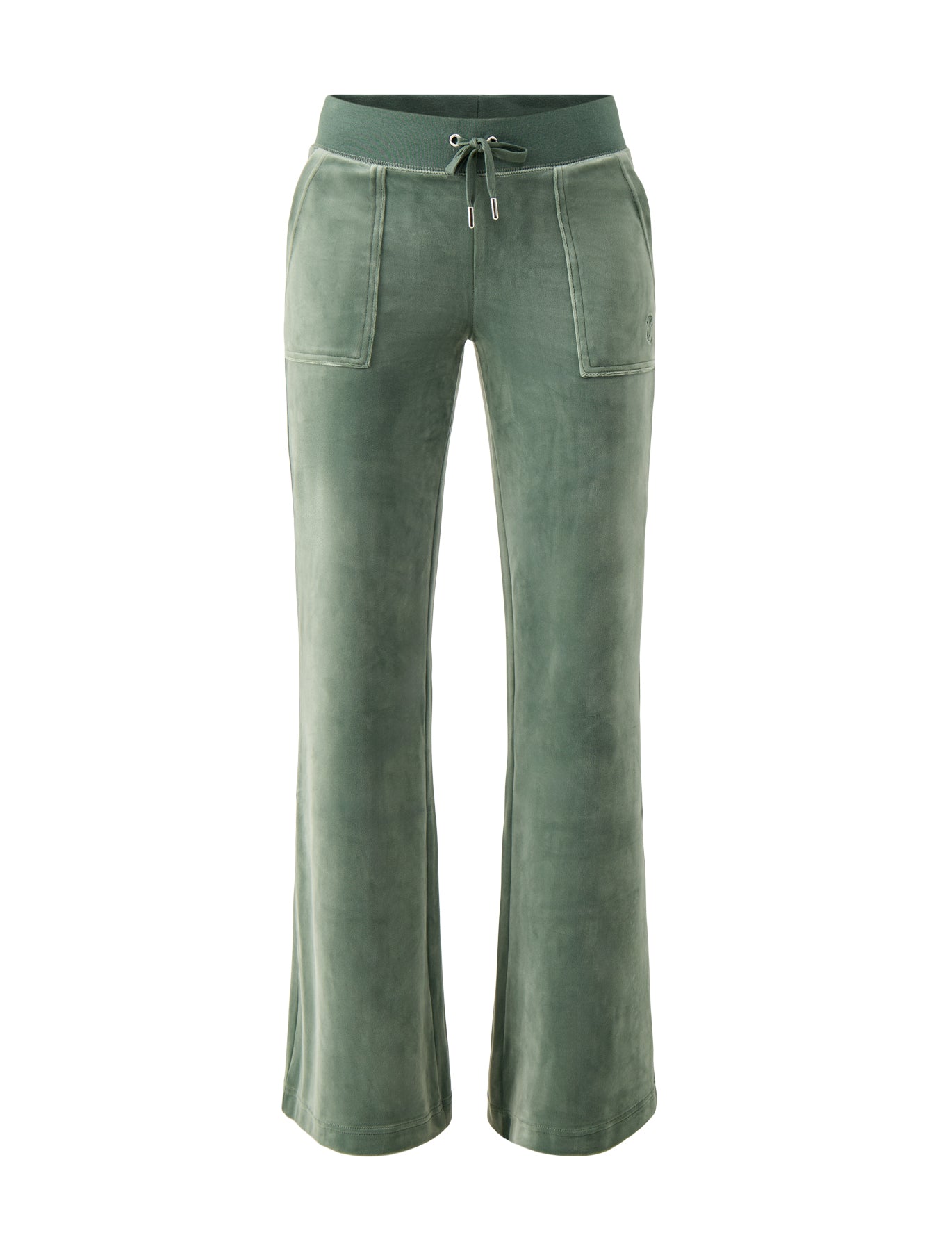 Layla Pocket Low Rise Pants Green