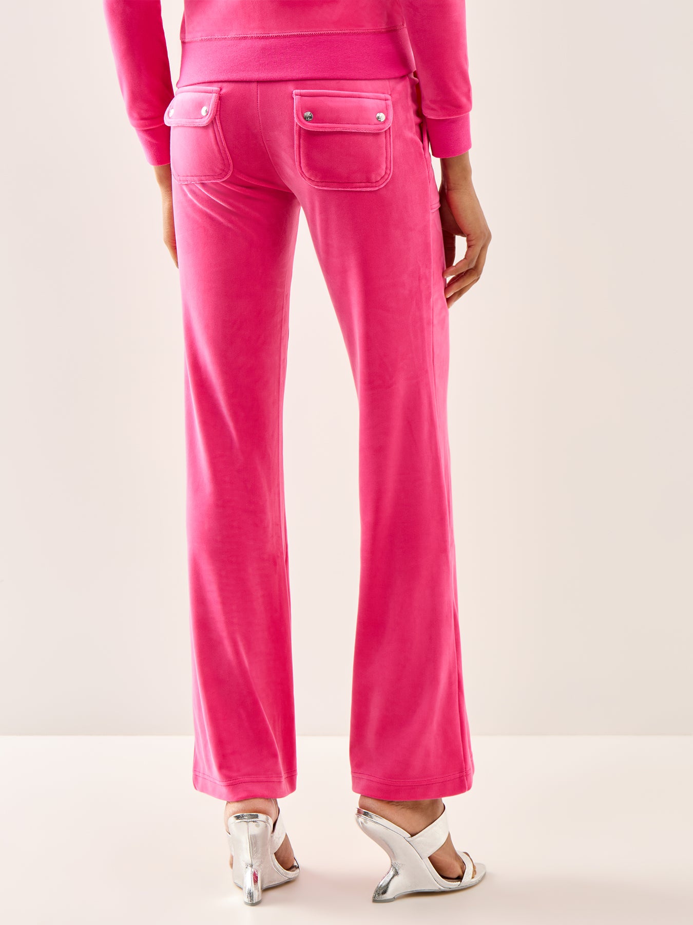 Layla Pocket Low Rise Pants Pink