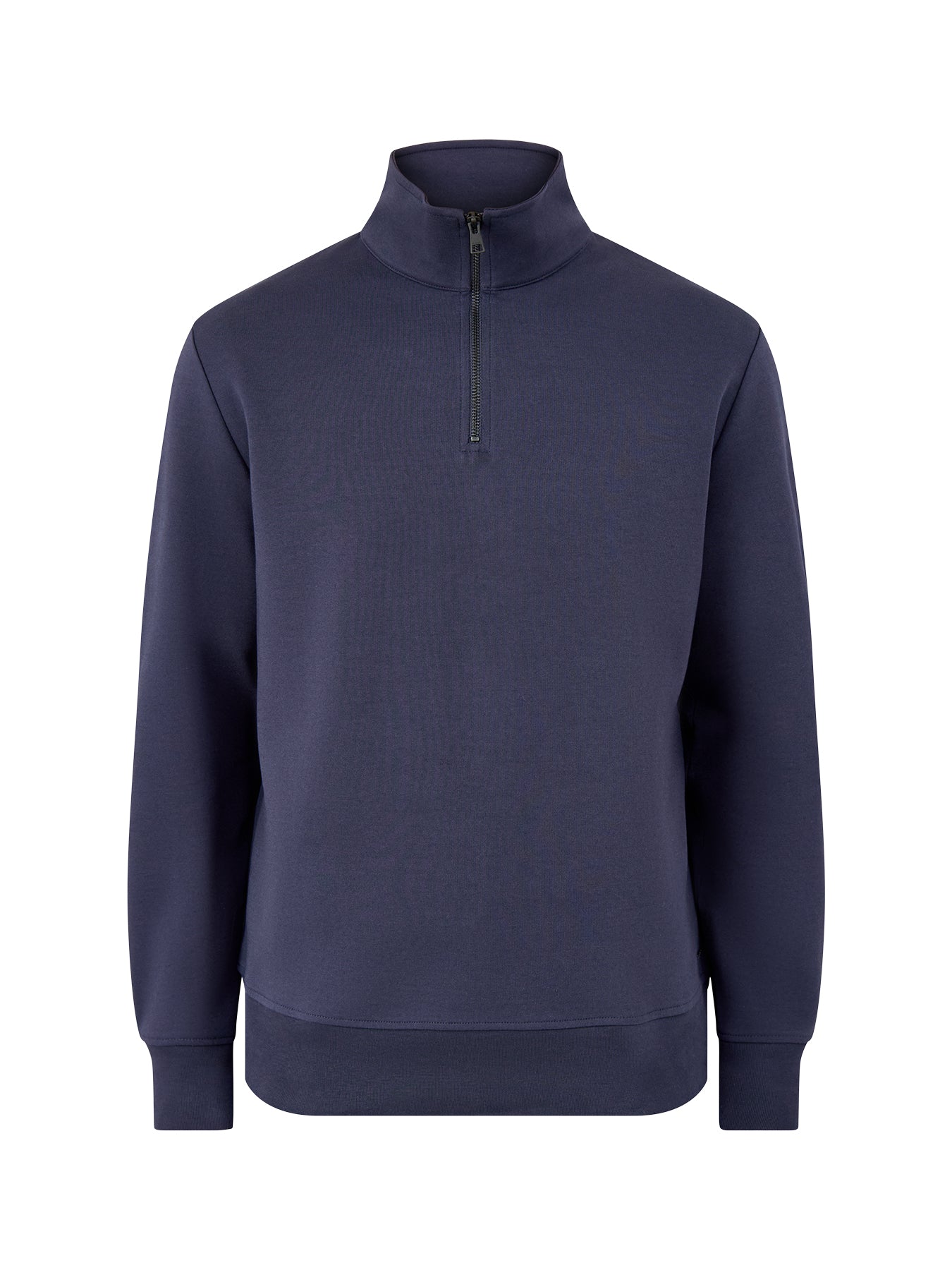 GANT Interlock Half Zip Sweatshirt Evening Blue