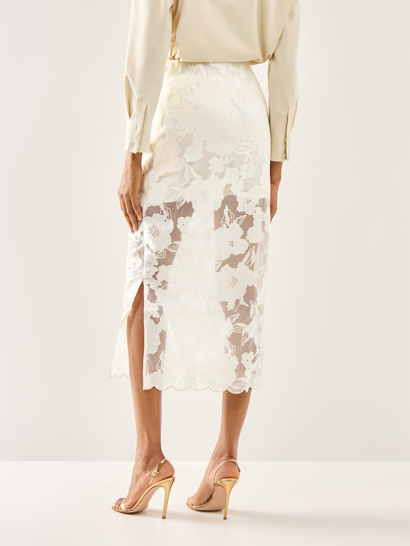 Anabelle Lace Midi Skirt