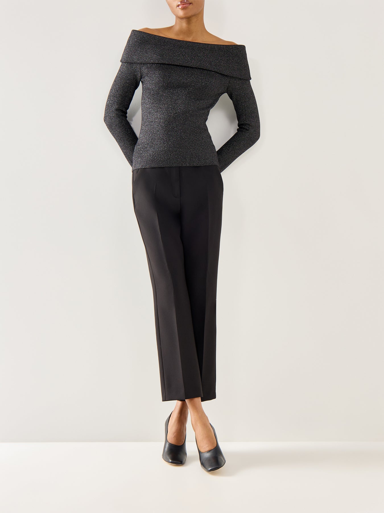 Cirella Knitted Off Shoulder Top