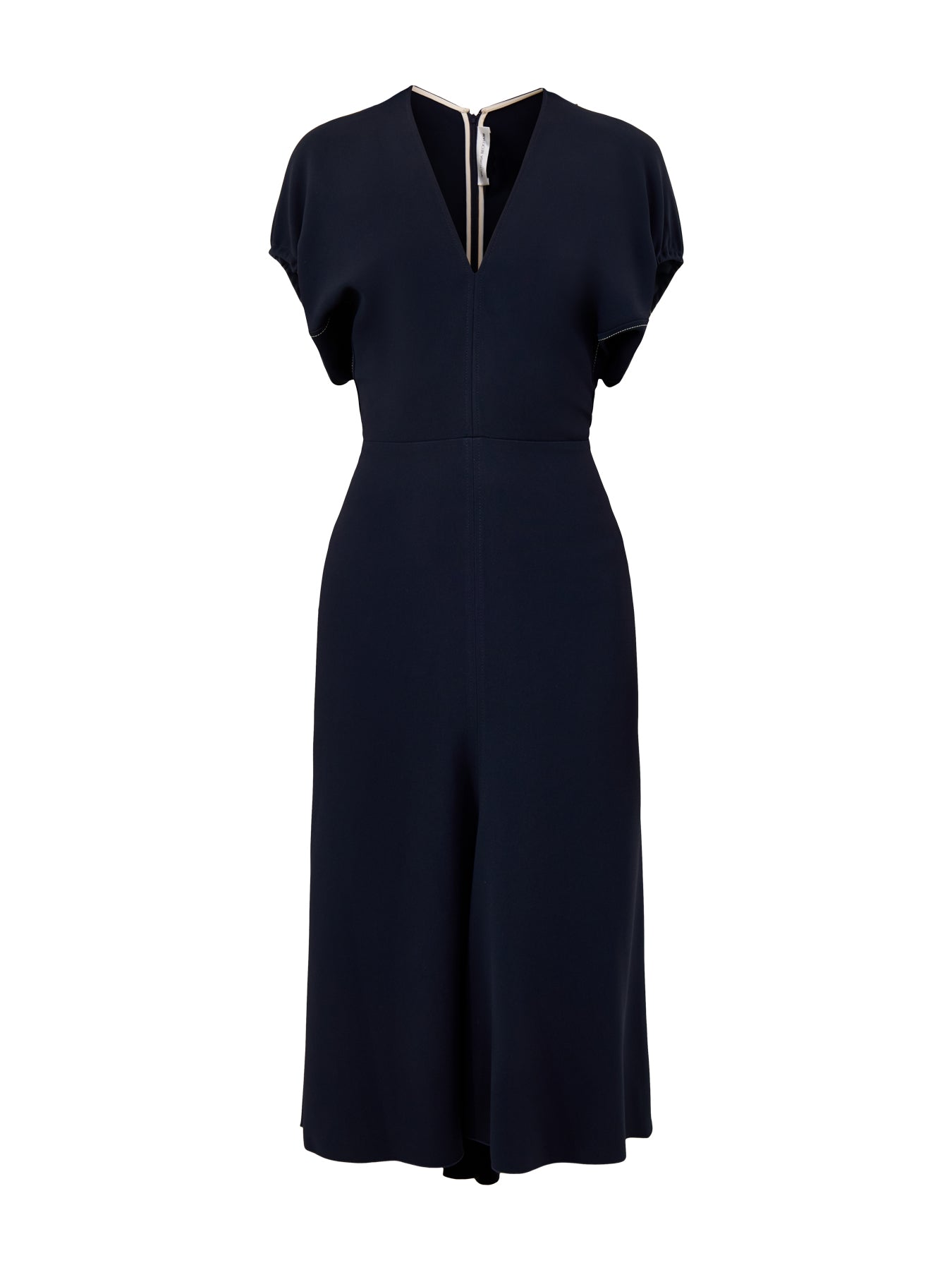 Blouson Detail Midi Dress