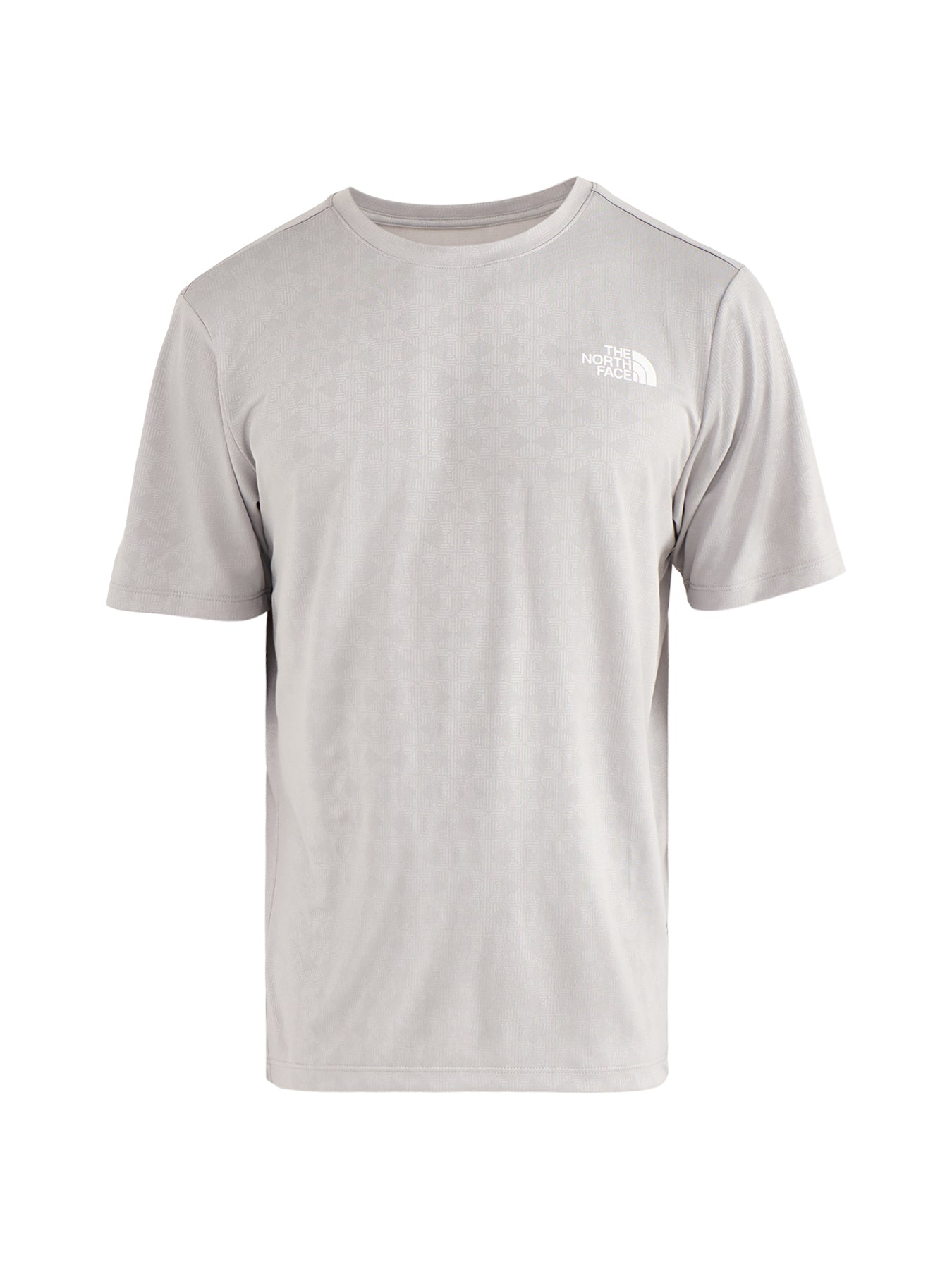 Pentadome Embossed Reg Short Slee Meld Grey