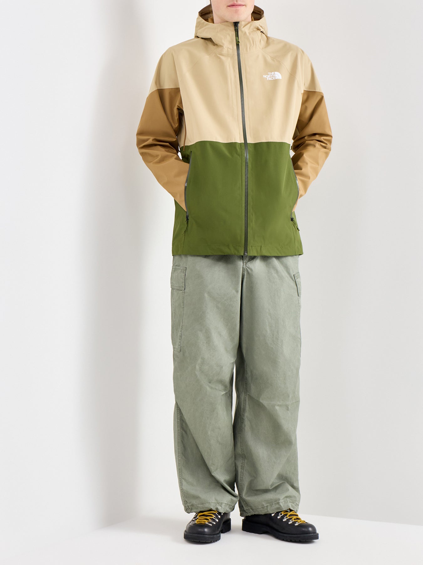 Zip-In Rain Jacket Brown