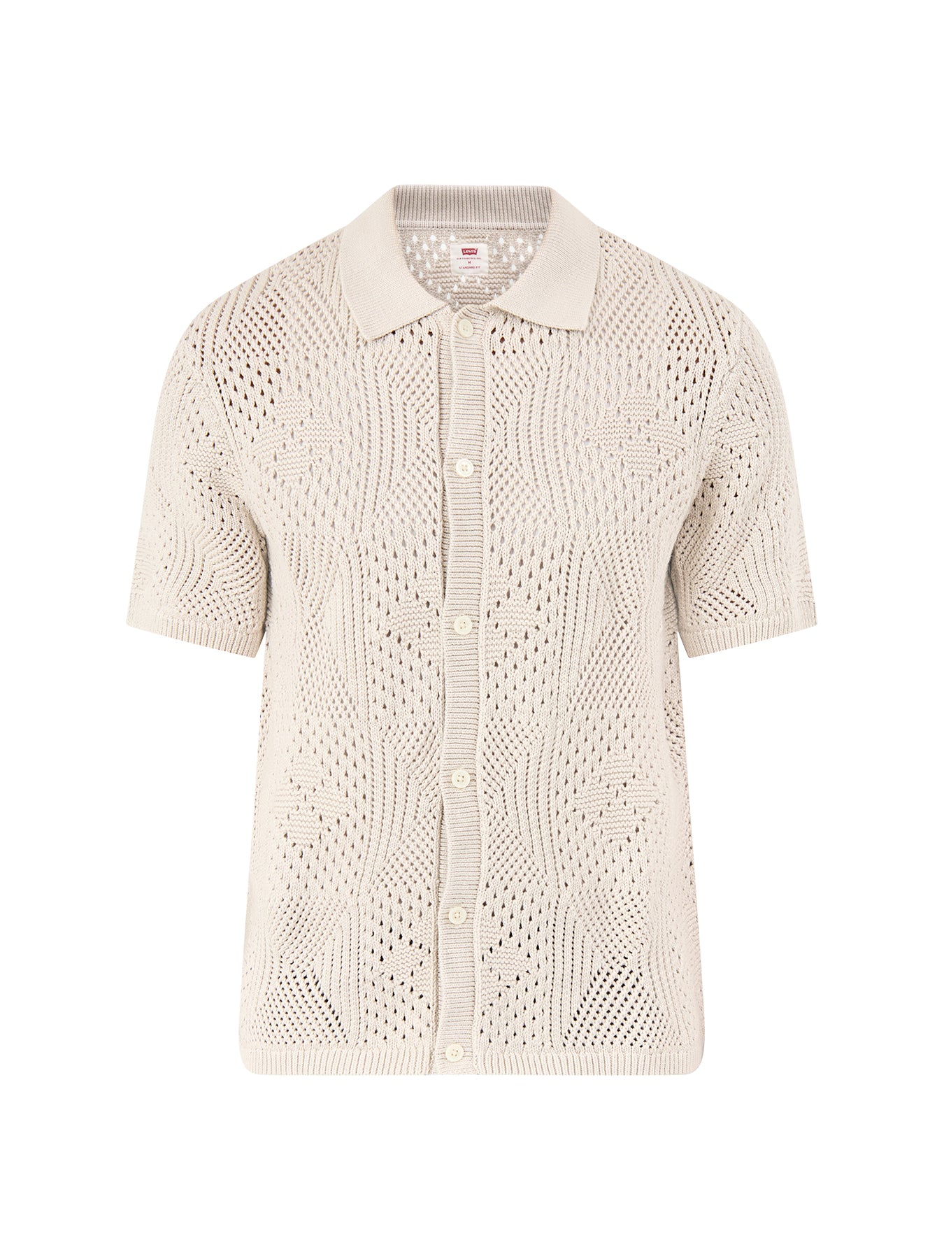 Sweater Camp Short Sleeve Shirt Cream
