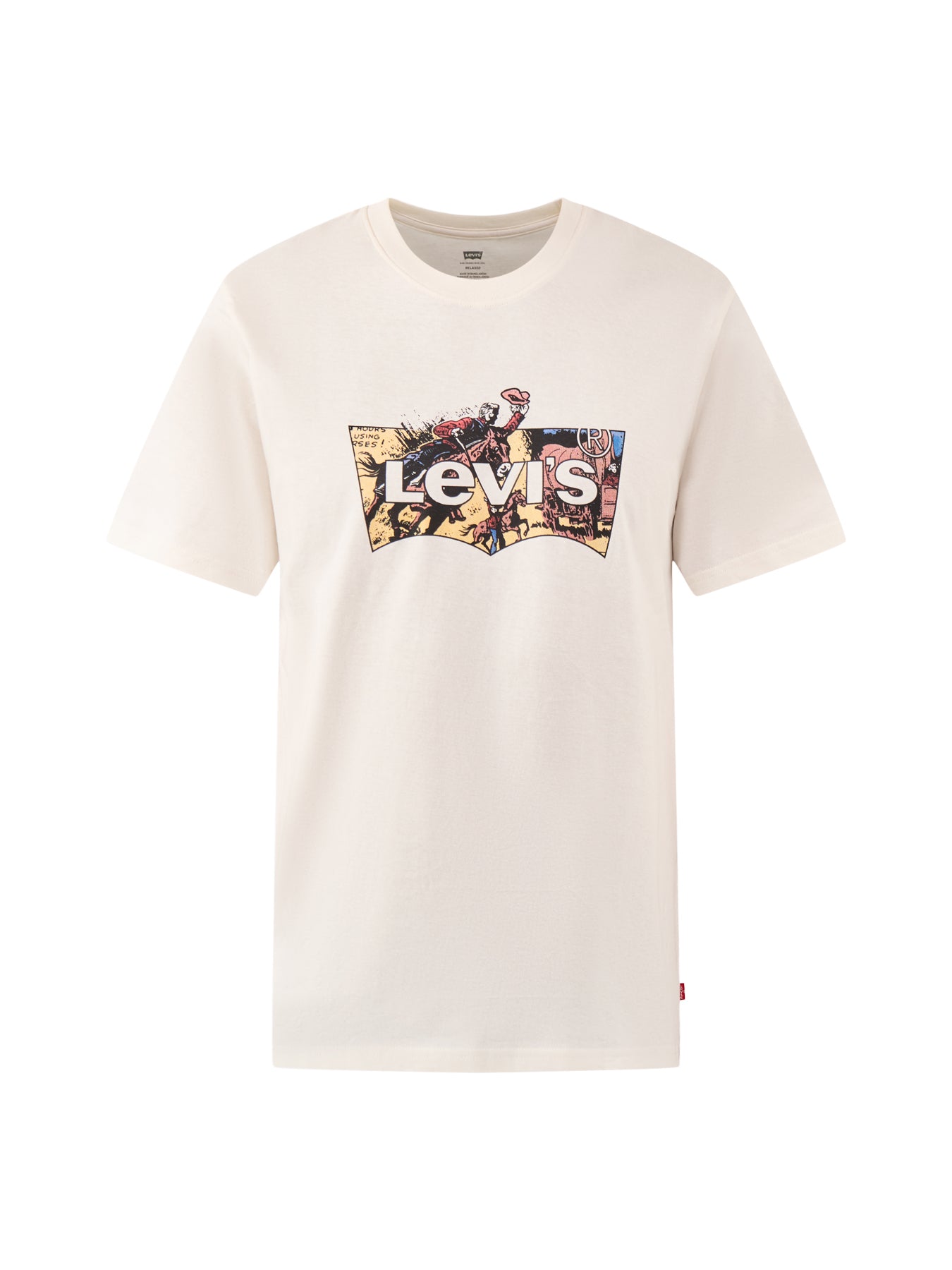 Relaxed Fit BW T-Shirt Cream