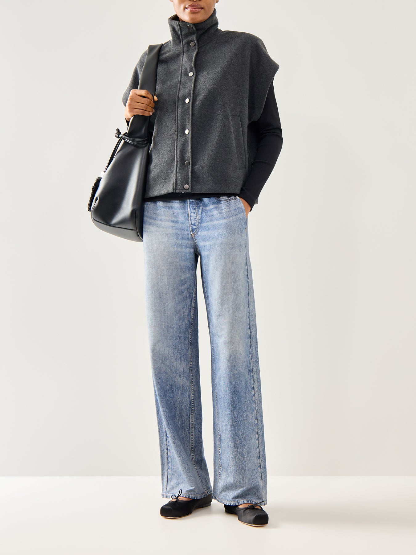 Miramar Terry Wide Leg Pant Scarlet