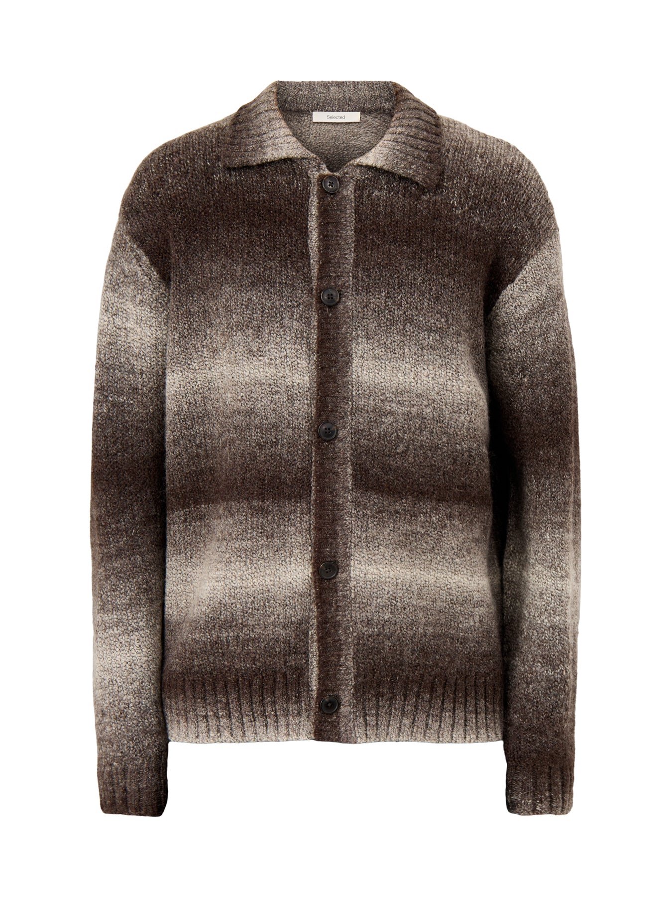 Relaxed Polo Cardigan