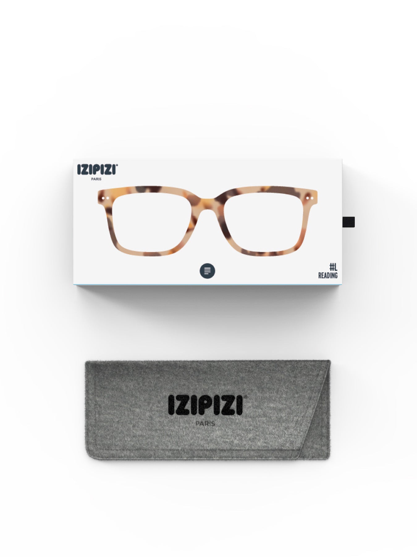 LetmeSee L Reading Glasses Light Tortoise Brown +2.50