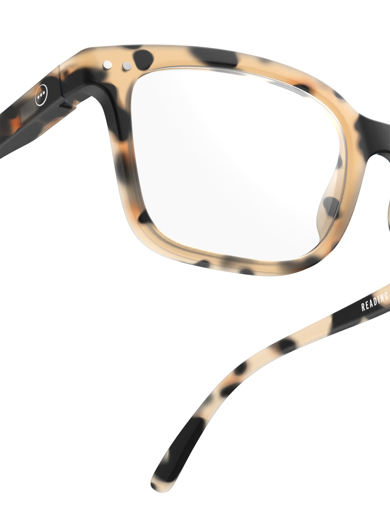 LetmeSee L Reading Glasses Light Tortoise Brown +2.50