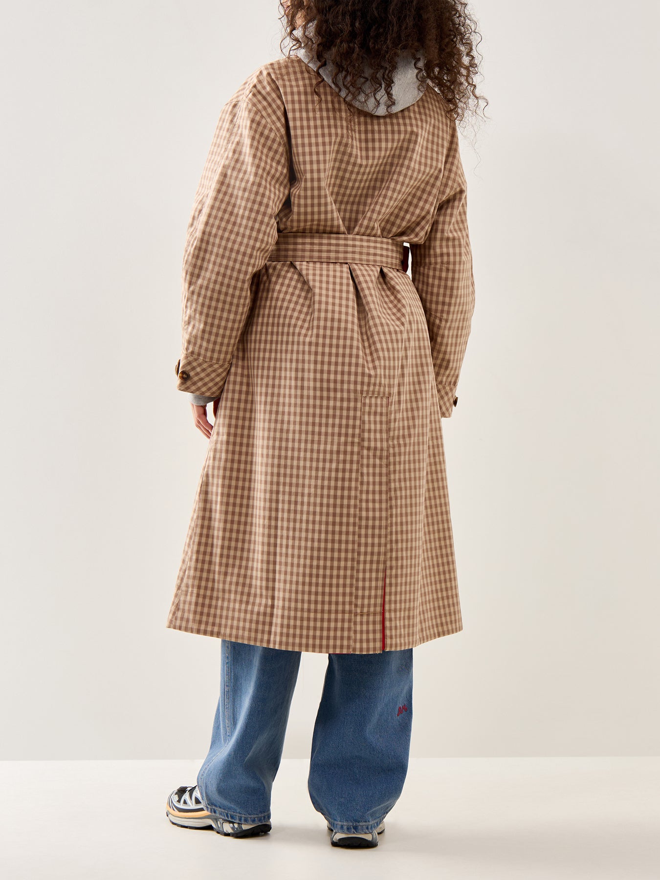 Anja Reversible Honey Trench Tan