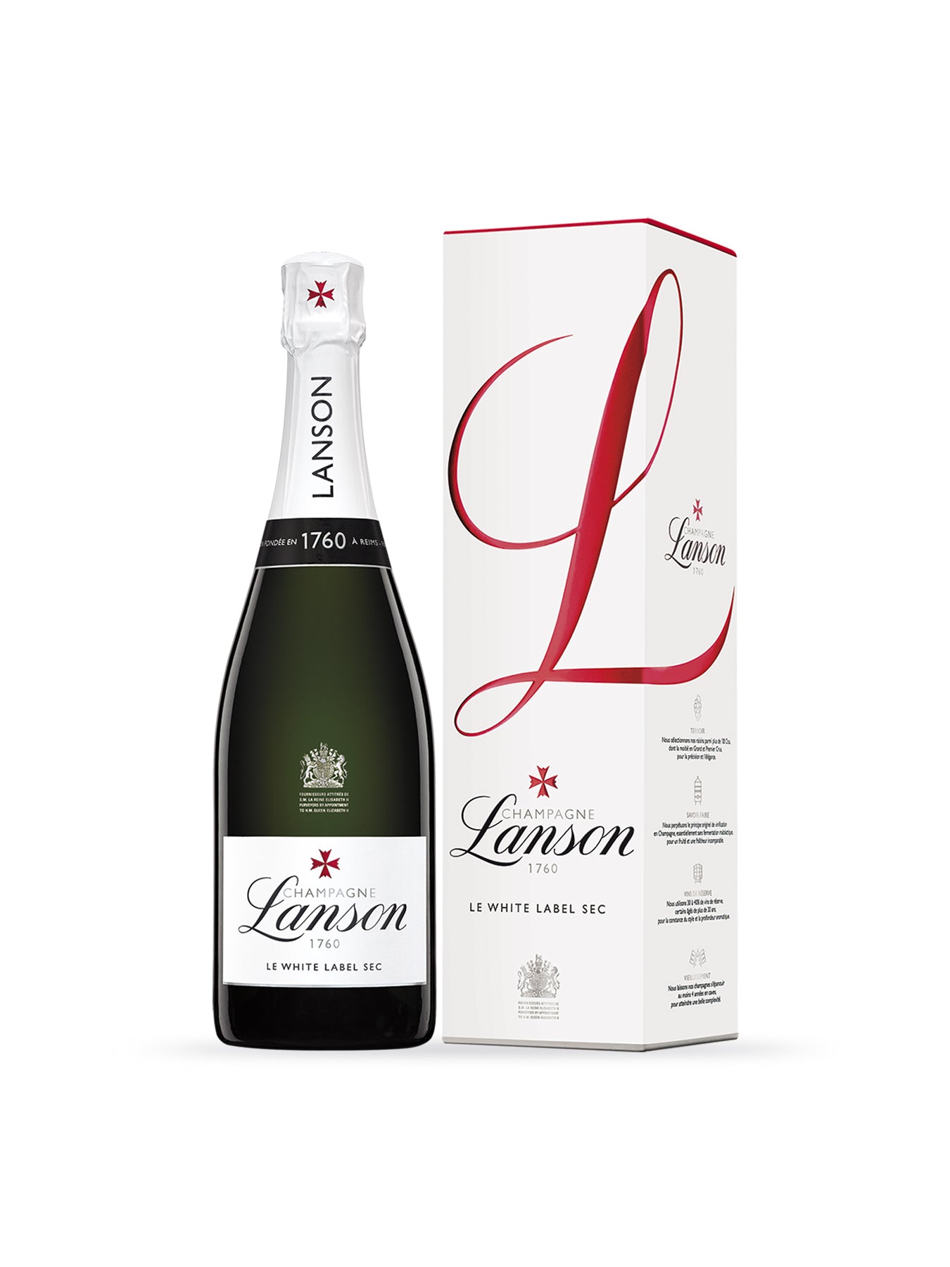 Lanson Le White Label NV Champagne Gift Box