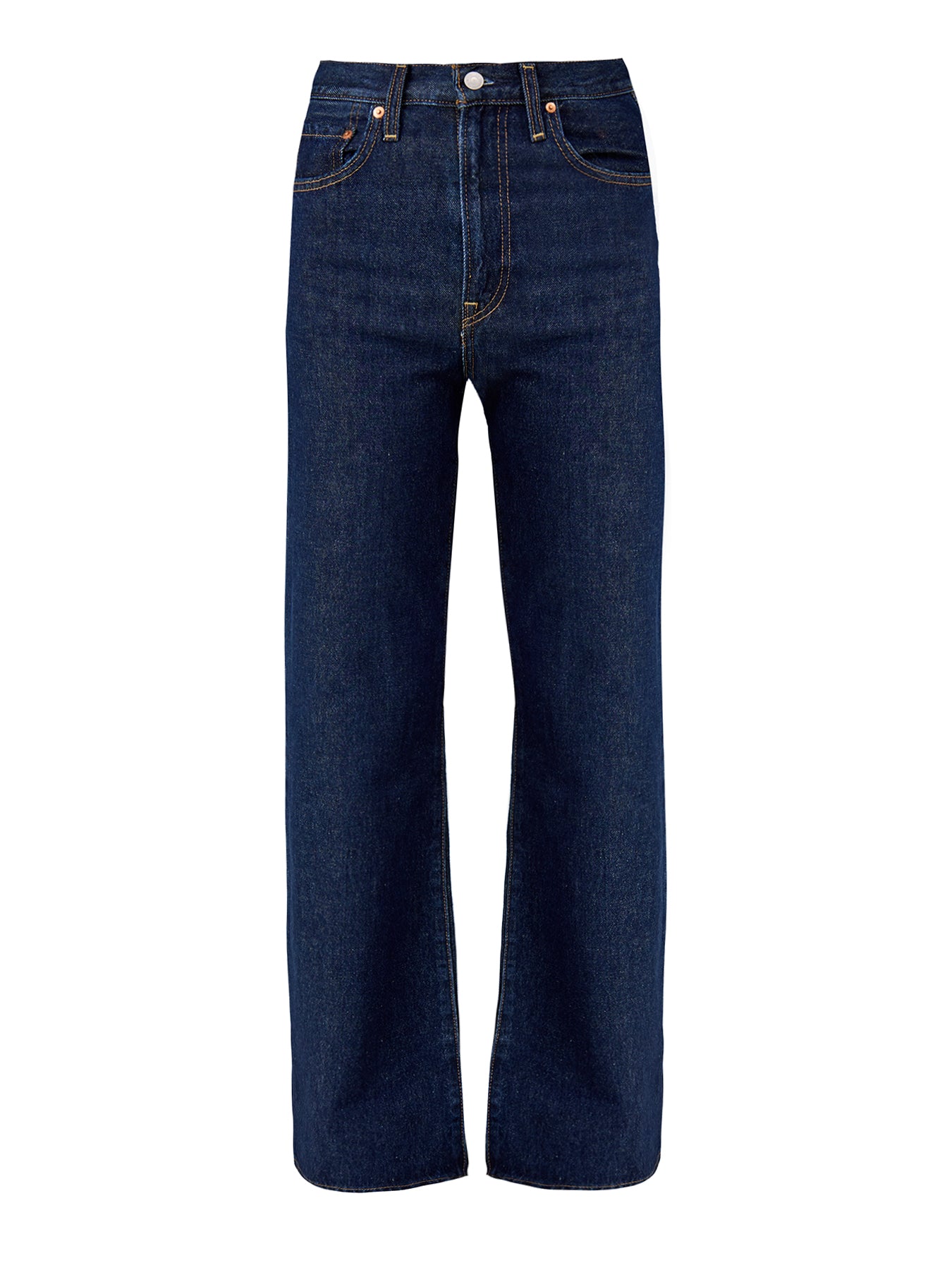 Ribcage Wide Leg Jeans Dark Indigo