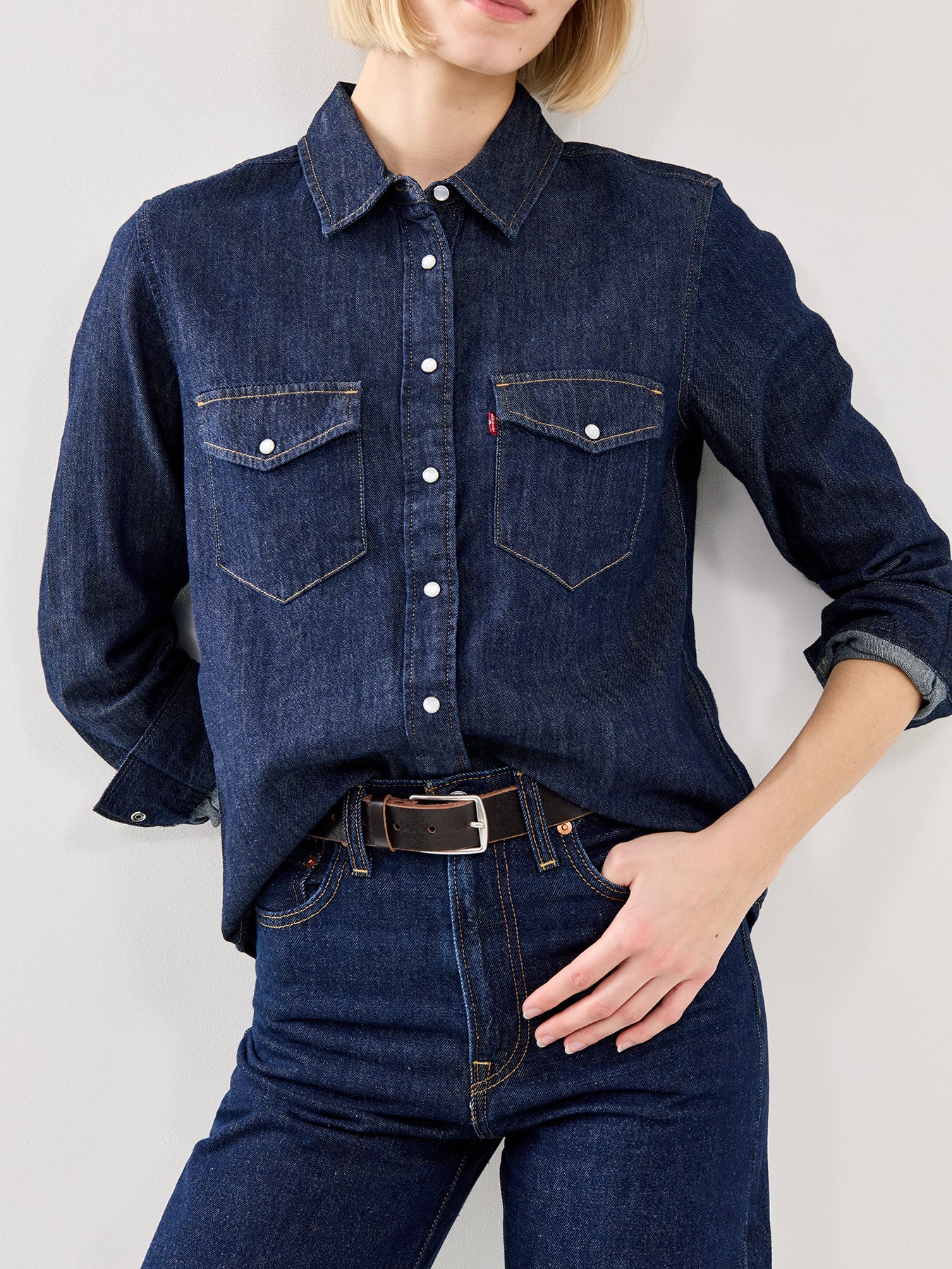 Iconic Western Shirt Blue