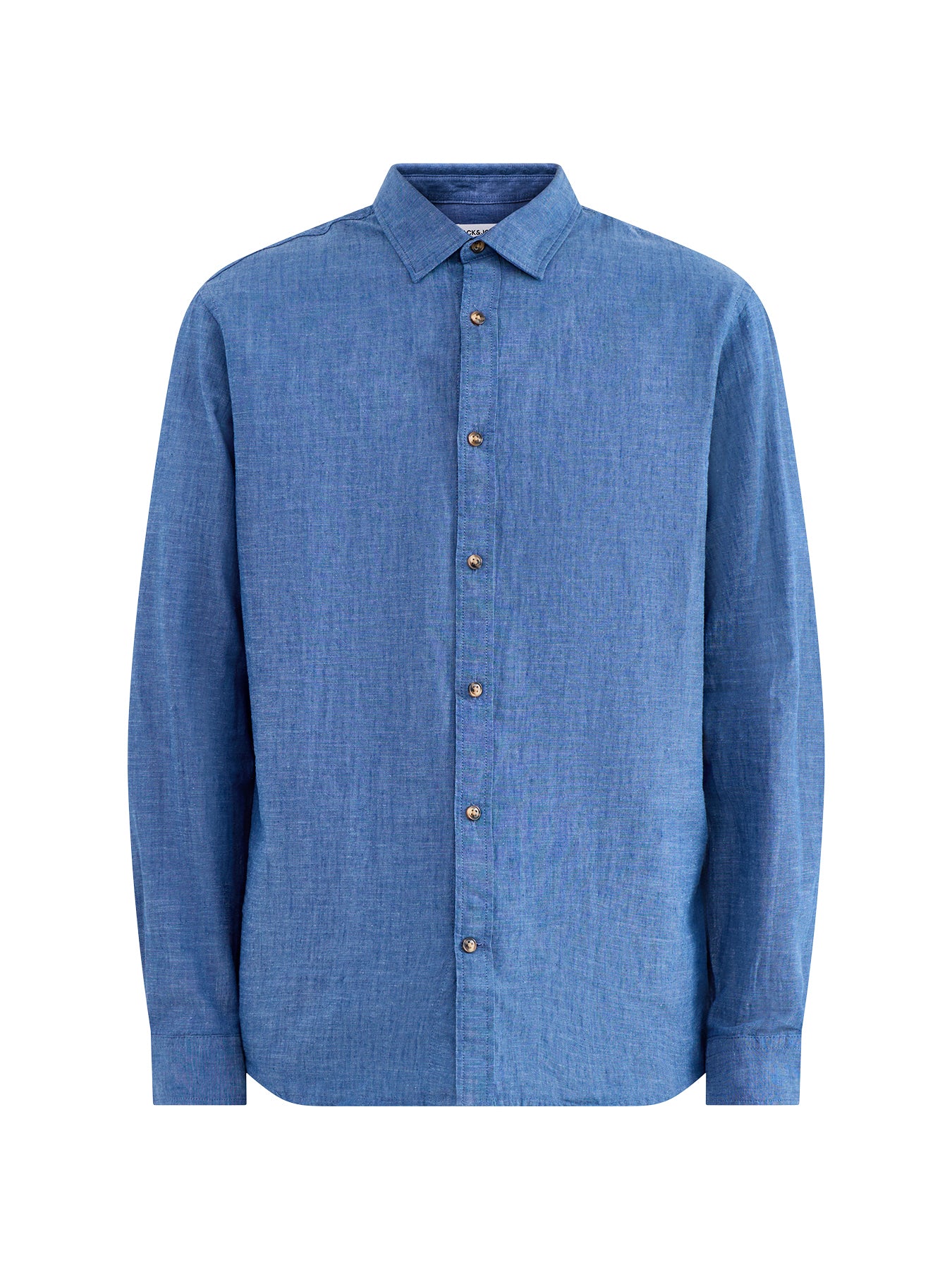 Summer Linen Blend Shirt Navy