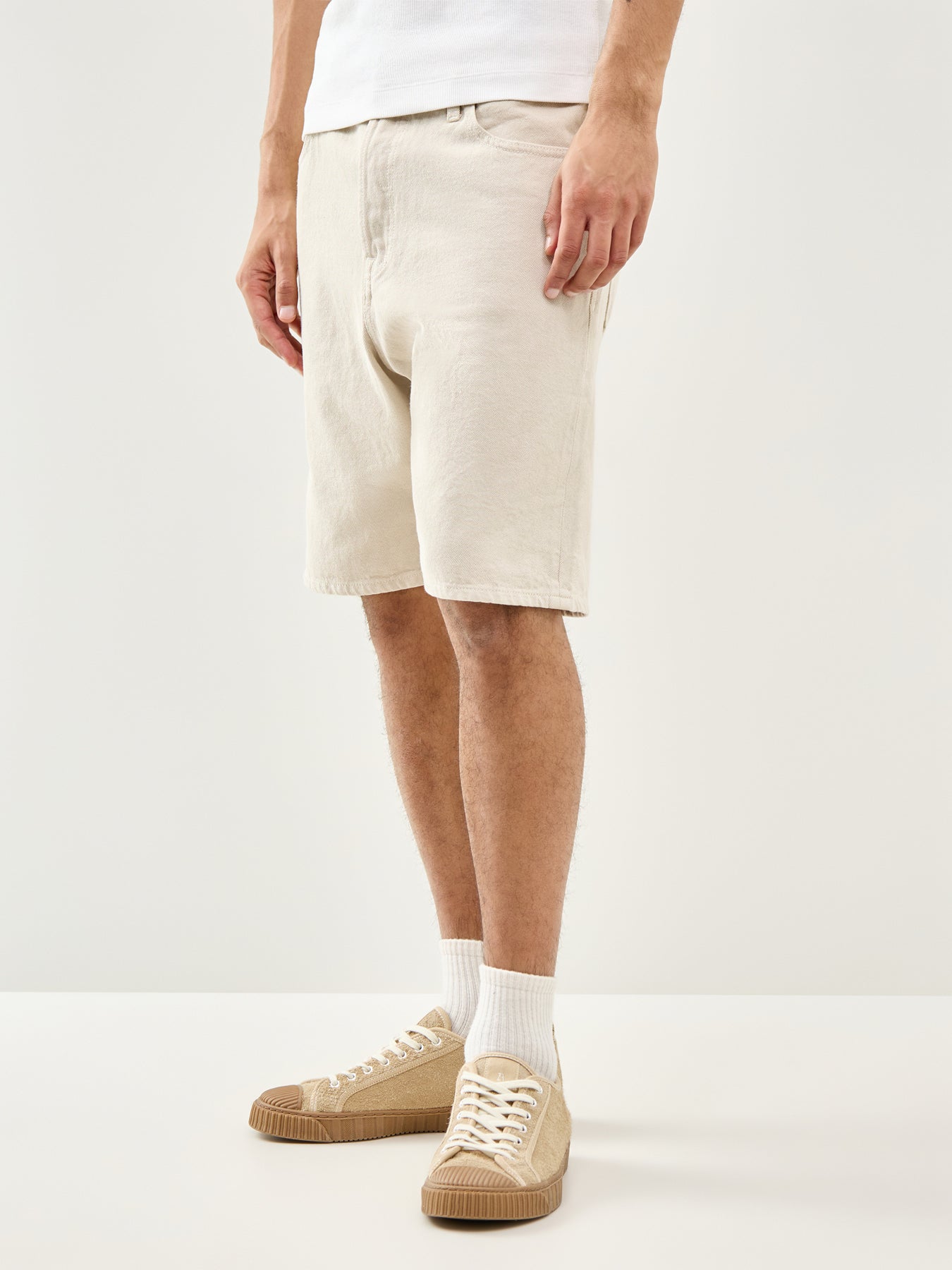 Tony Original Denim Shorts Beige