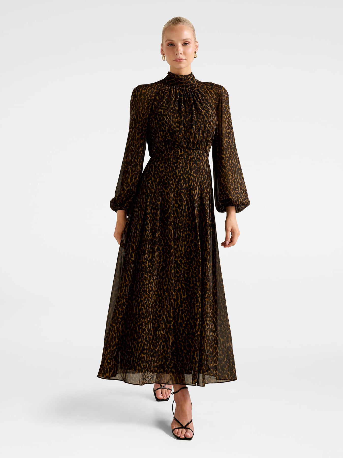 Janelle Raglan Maxi Dress Black