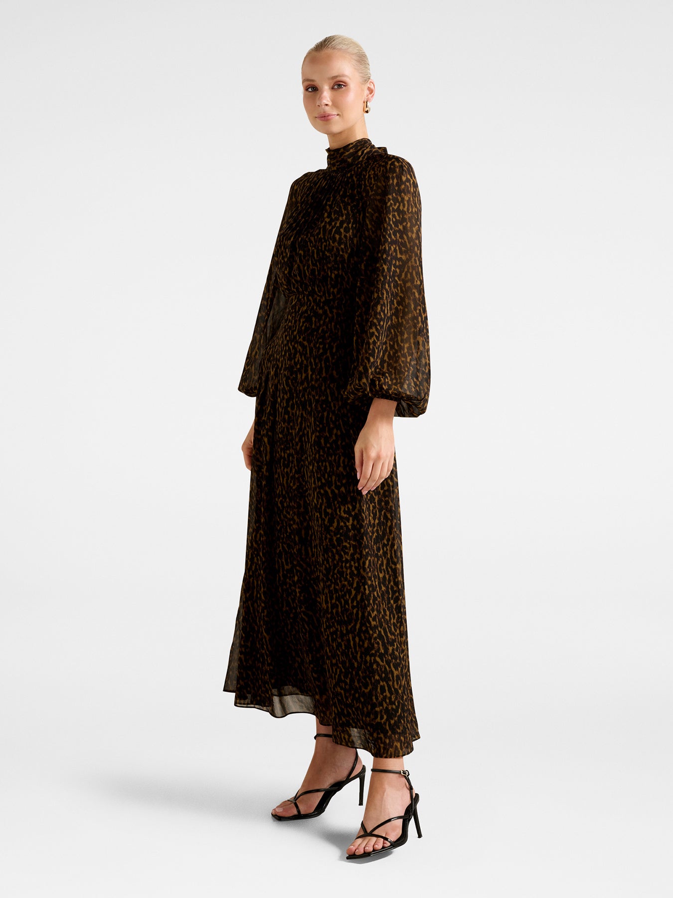 Janelle Raglan Maxi Dress Black