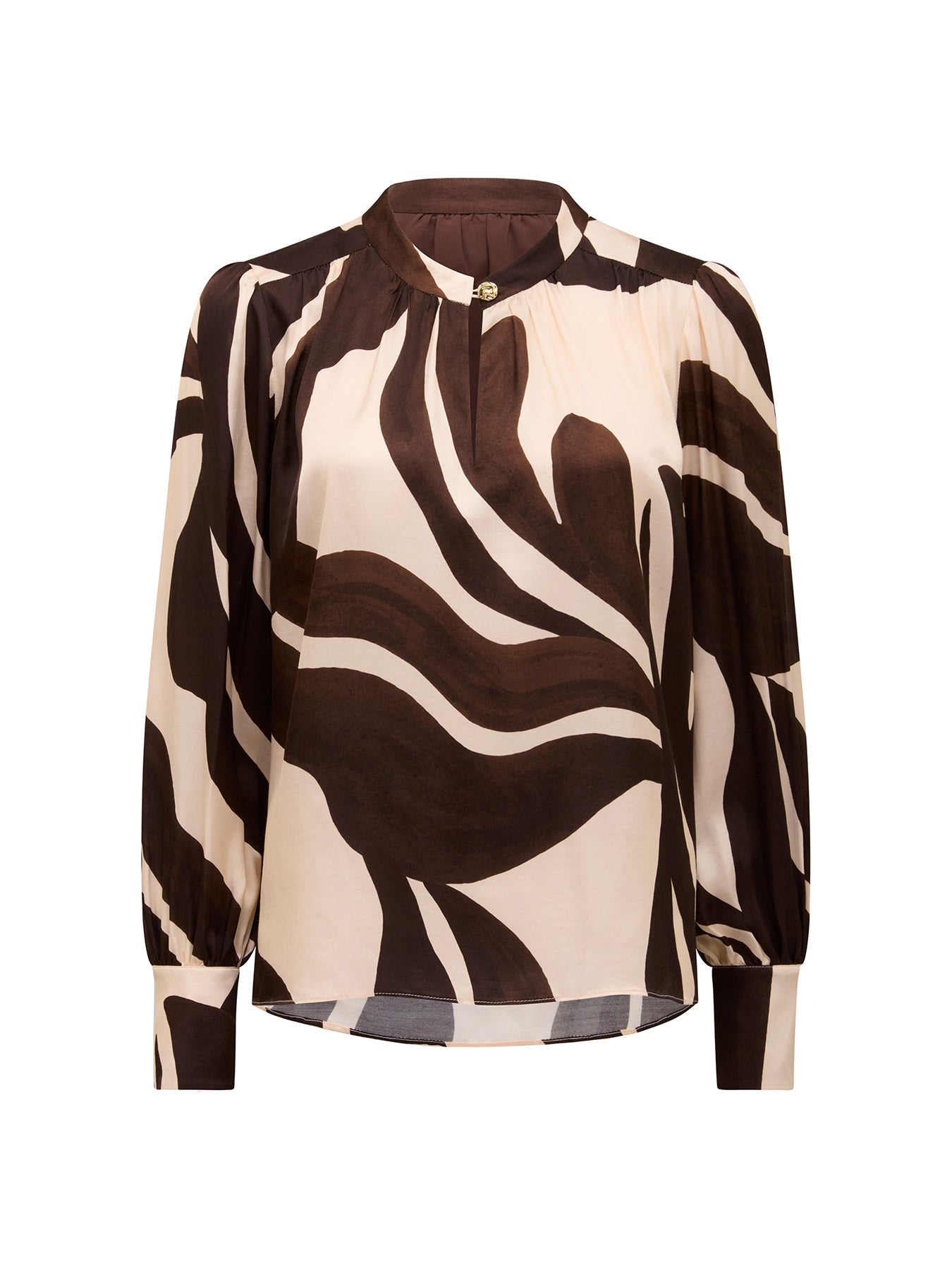 Kai Gathered Detail Blouse Ivory