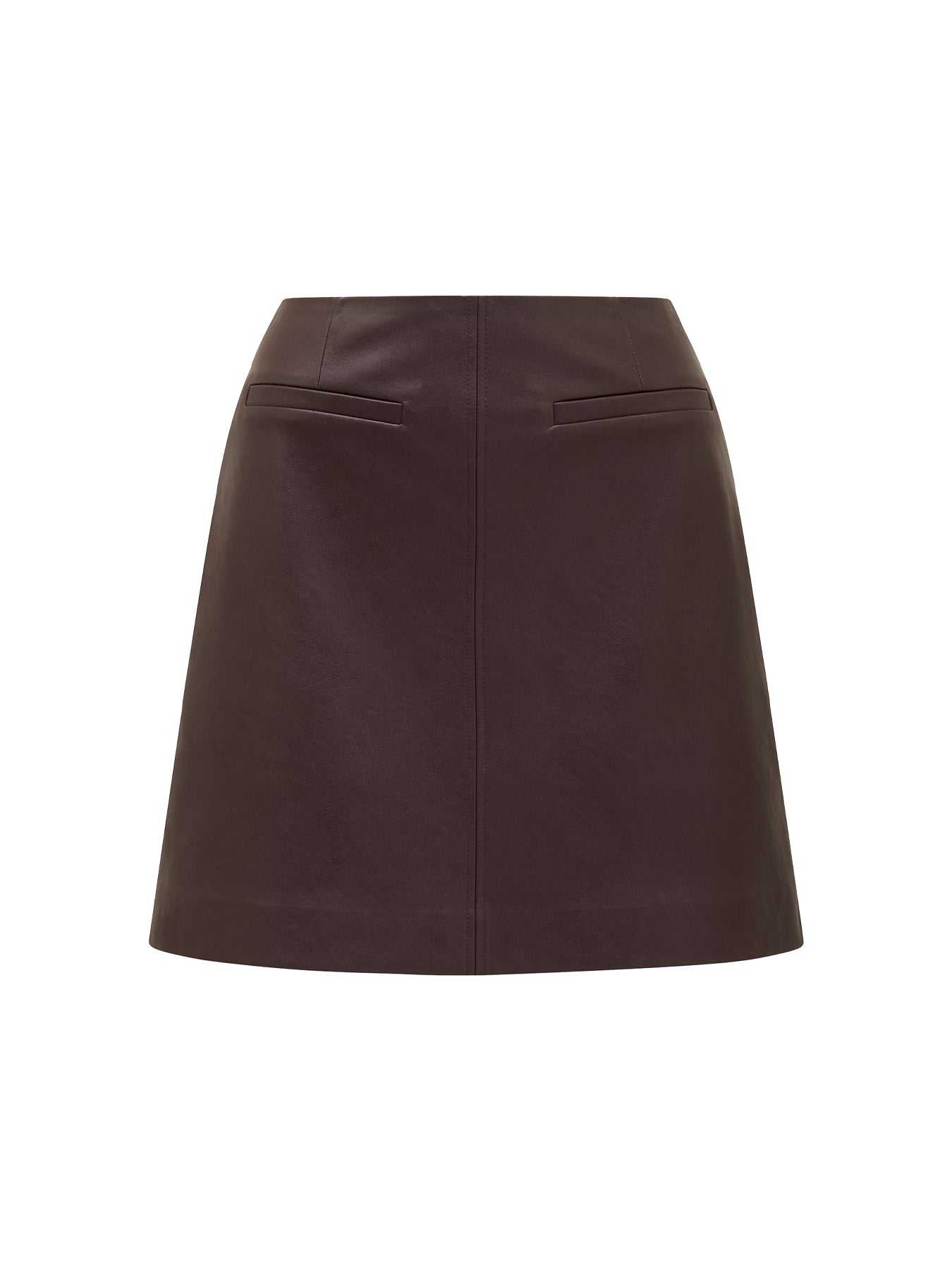 Addison Vegan Leather Mini Skirt Red