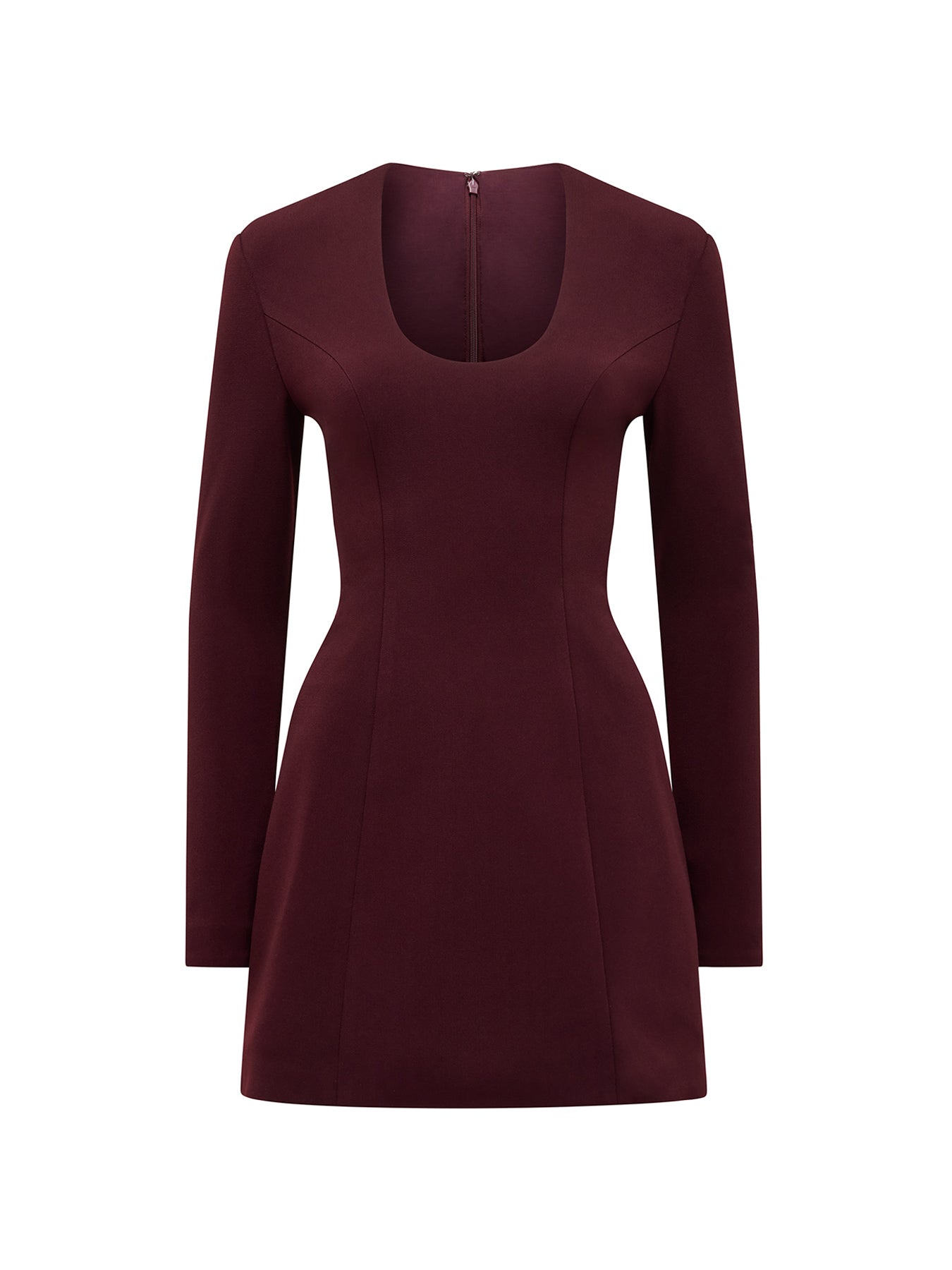 Ruby Structured Mini Dress Red