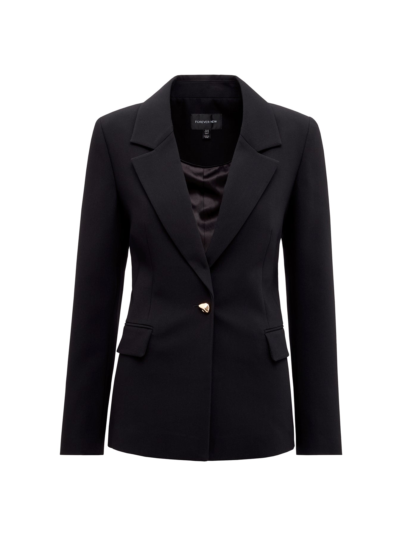 Victoria Single Breasted Blazer Black