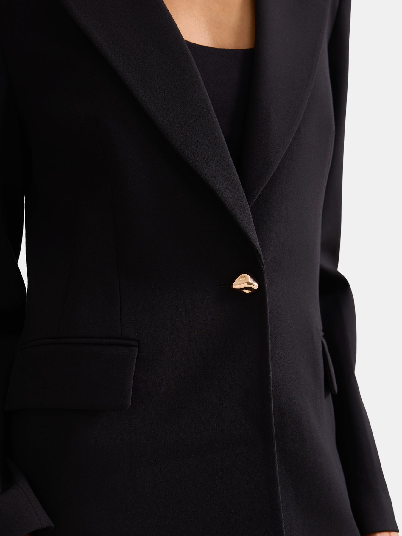 Victoria Single Breasted Blazer Black