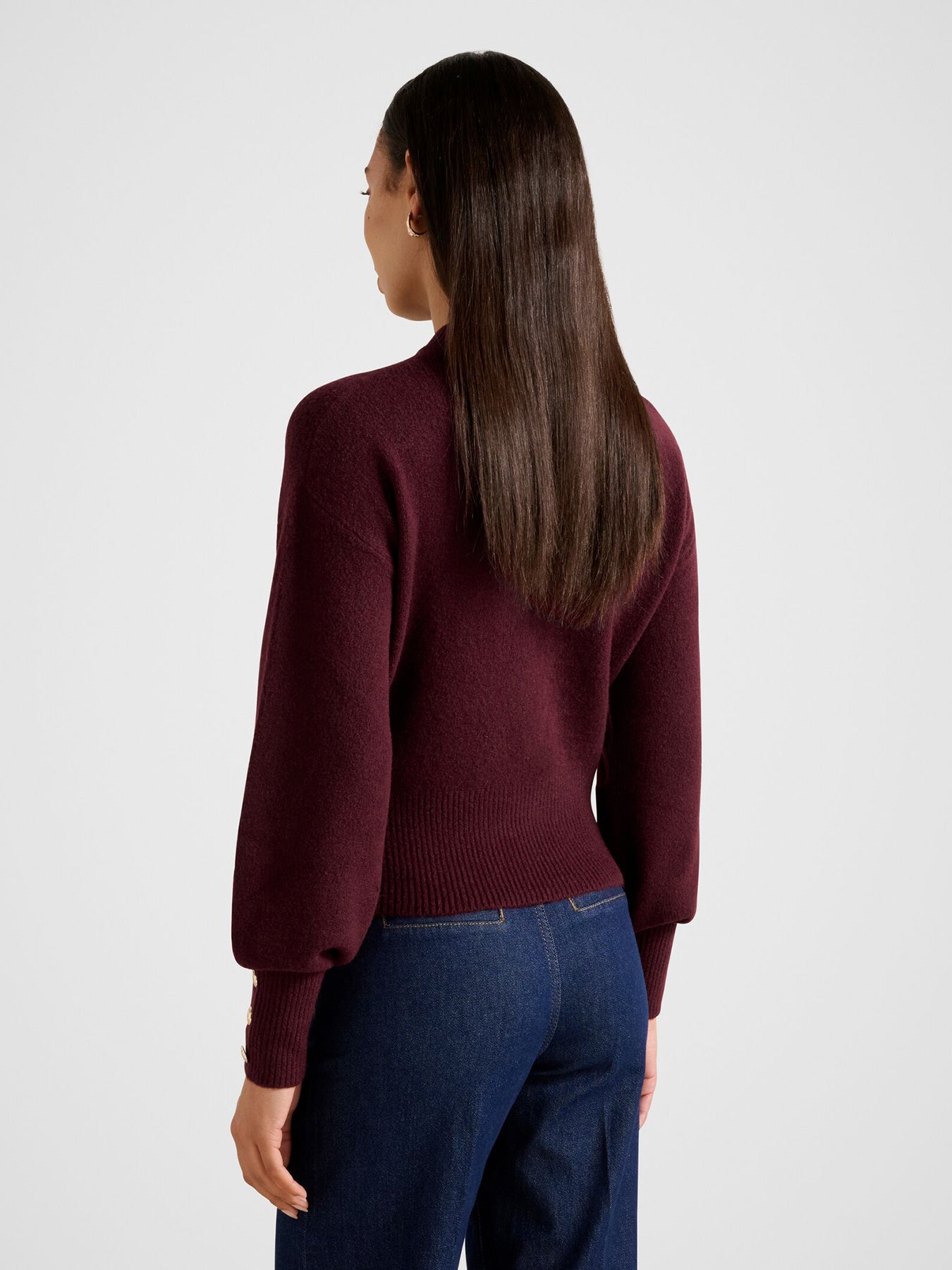 Millie Crew Neck Sweater Purple