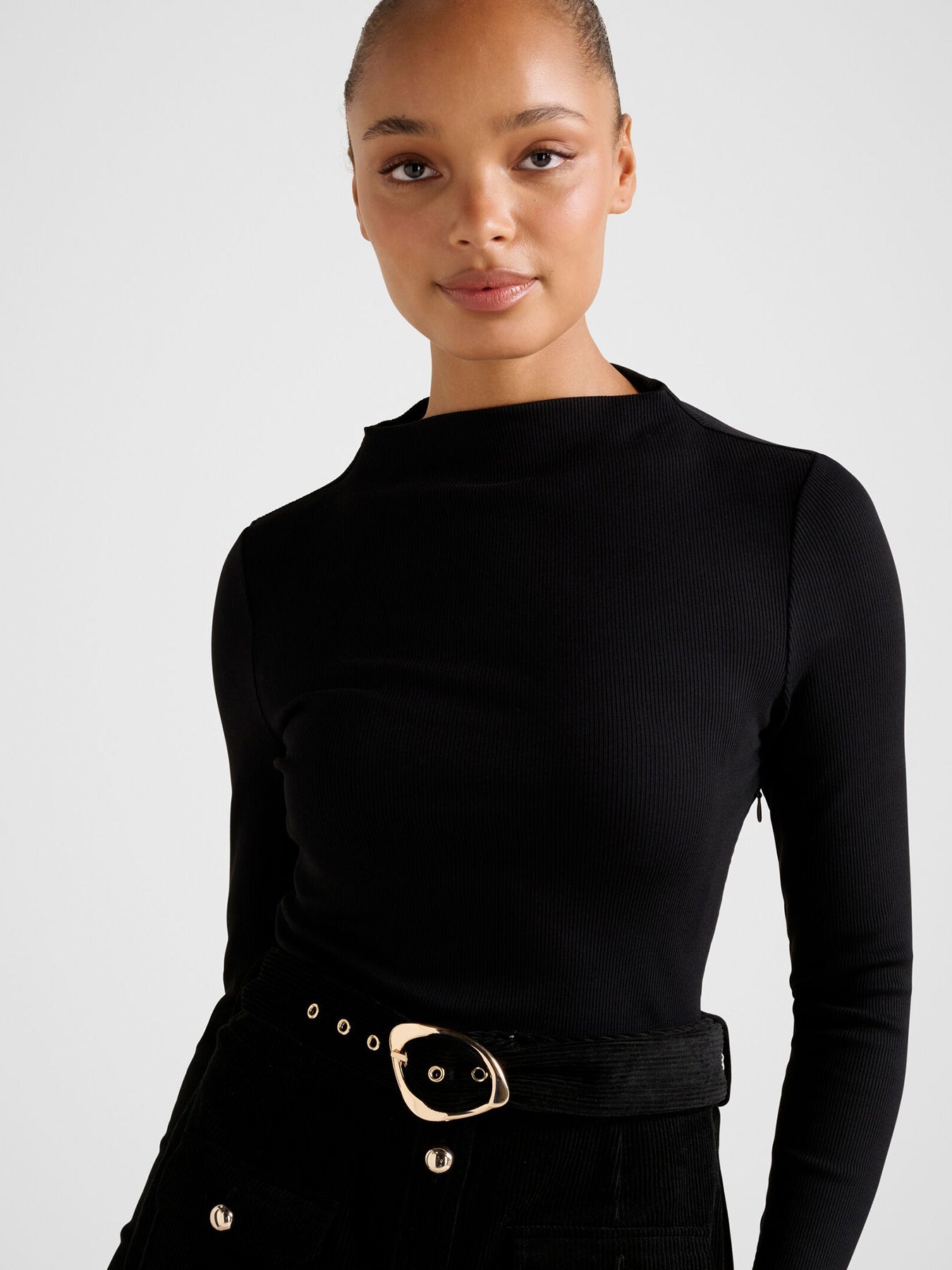 Zahra 2 in 1 Mini Dress Black